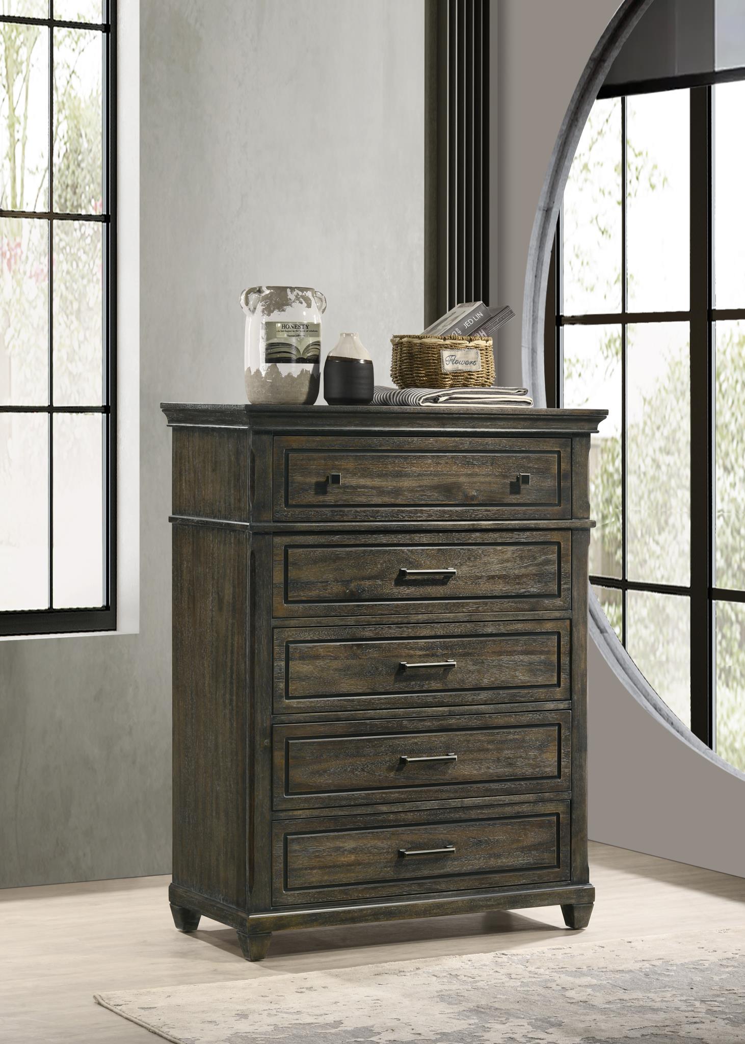 King Bed Frame - Dresser - Mirror - Chest - Nightstand — photo 7