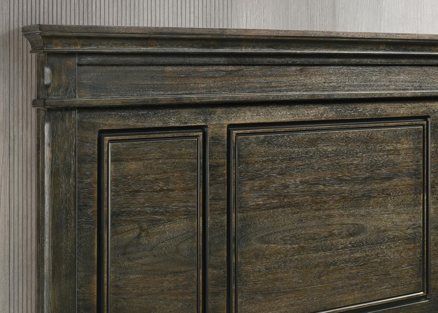 King Bed Frame - Dresser - Mirror - Chest - Nightstand — photo 3