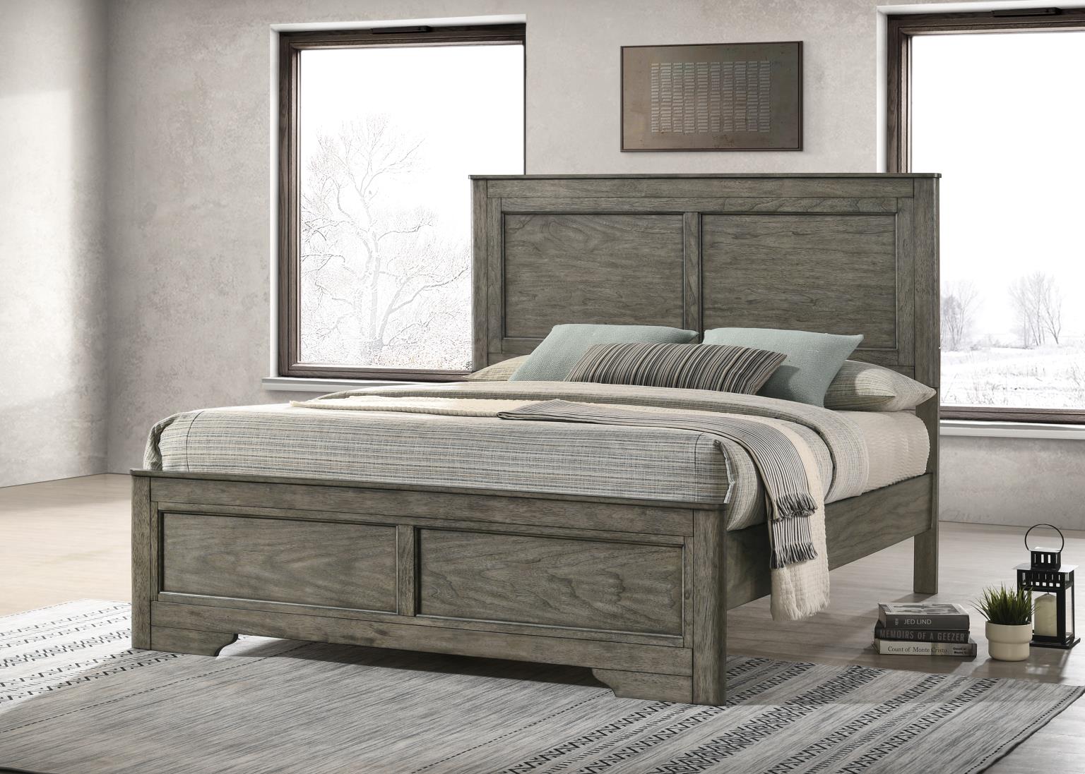 King Bed Frame - Dresser - Mirror - Chest - Nightstand — photo 2
