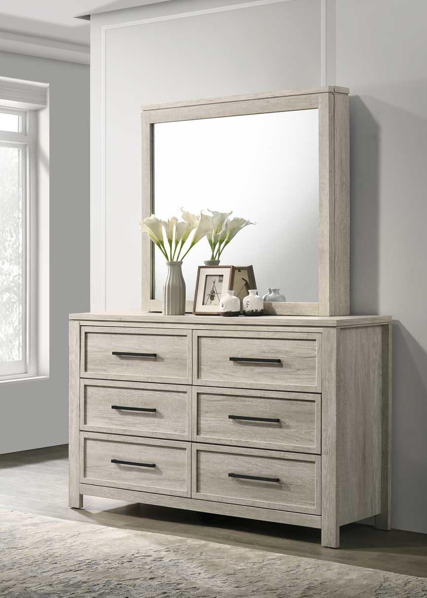 King Bed Frame - Dresser - Mirror - Chest - Nightstand — photo 5