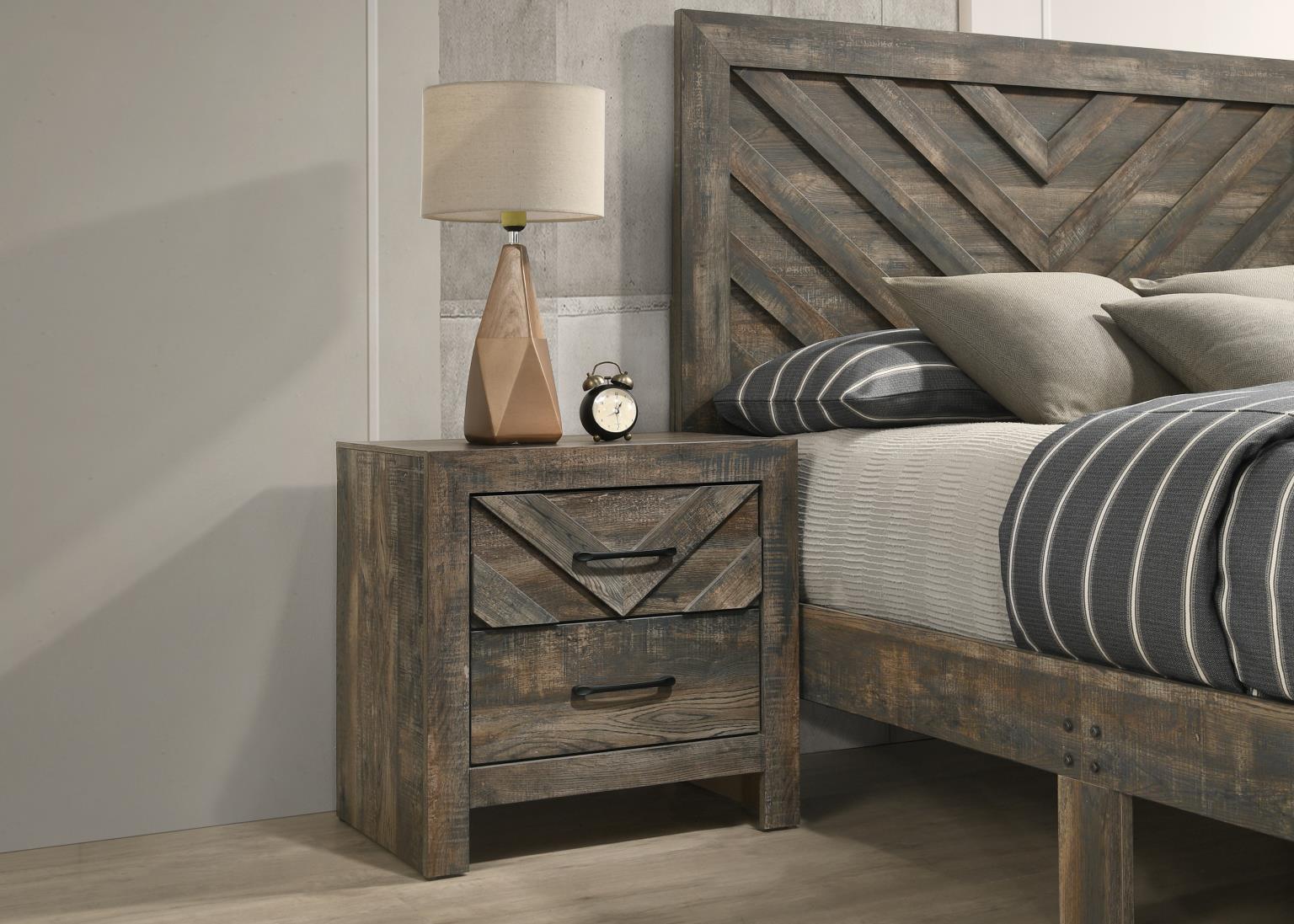 King Bed Frame - Dresser - Mirror - Chest - Nightstand — photo 7
