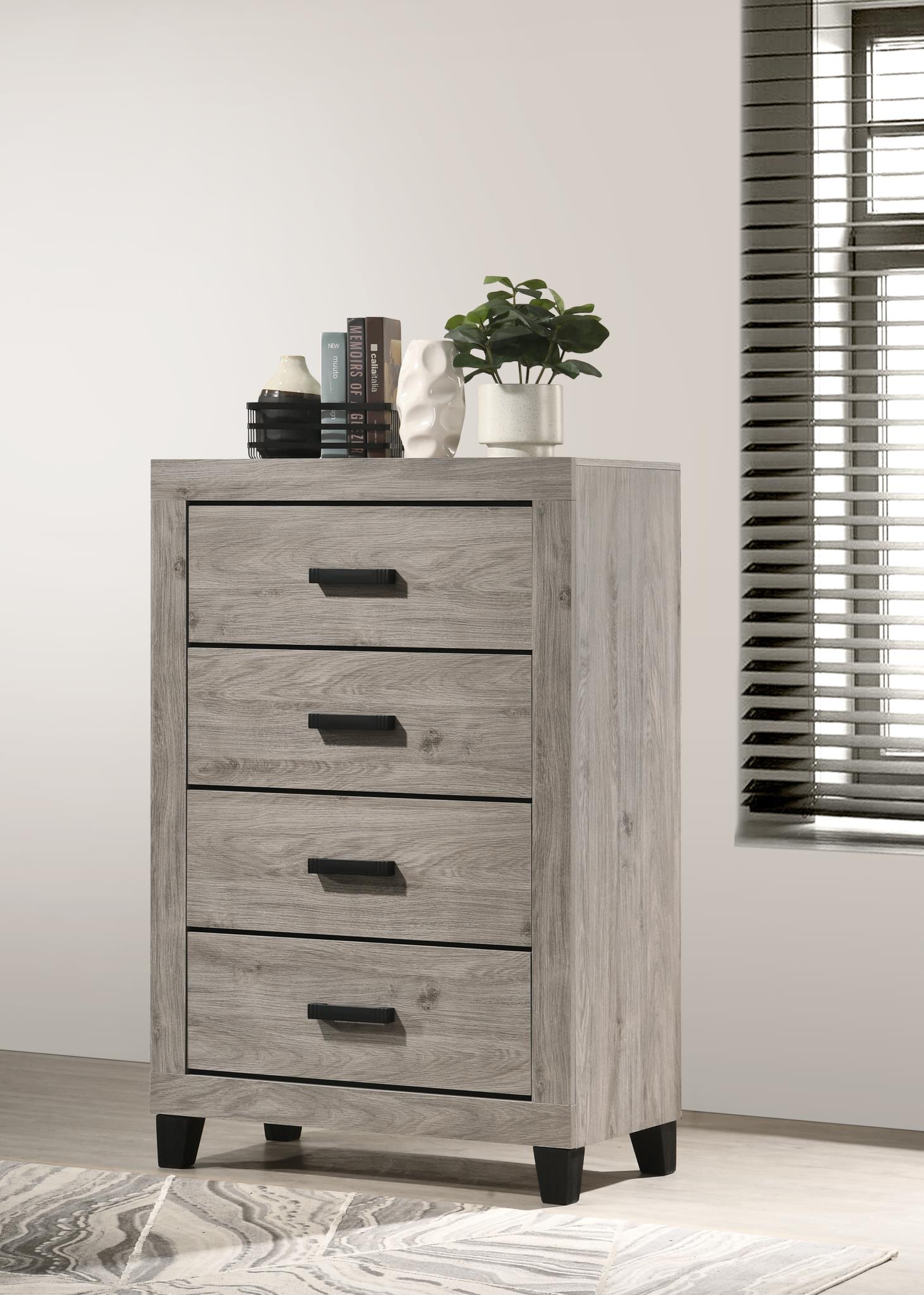 King Bed Frame - Dresser - Mirror - Chest - Nightstand — photo 5