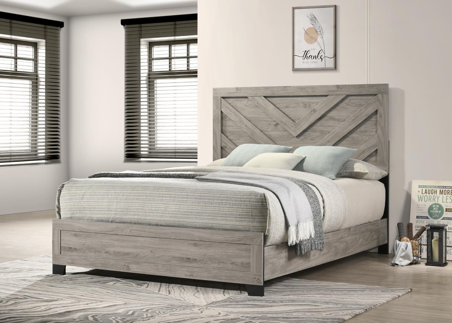 King Bed Frame - Dresser - Mirror - Chest - Nightstand — photo 2