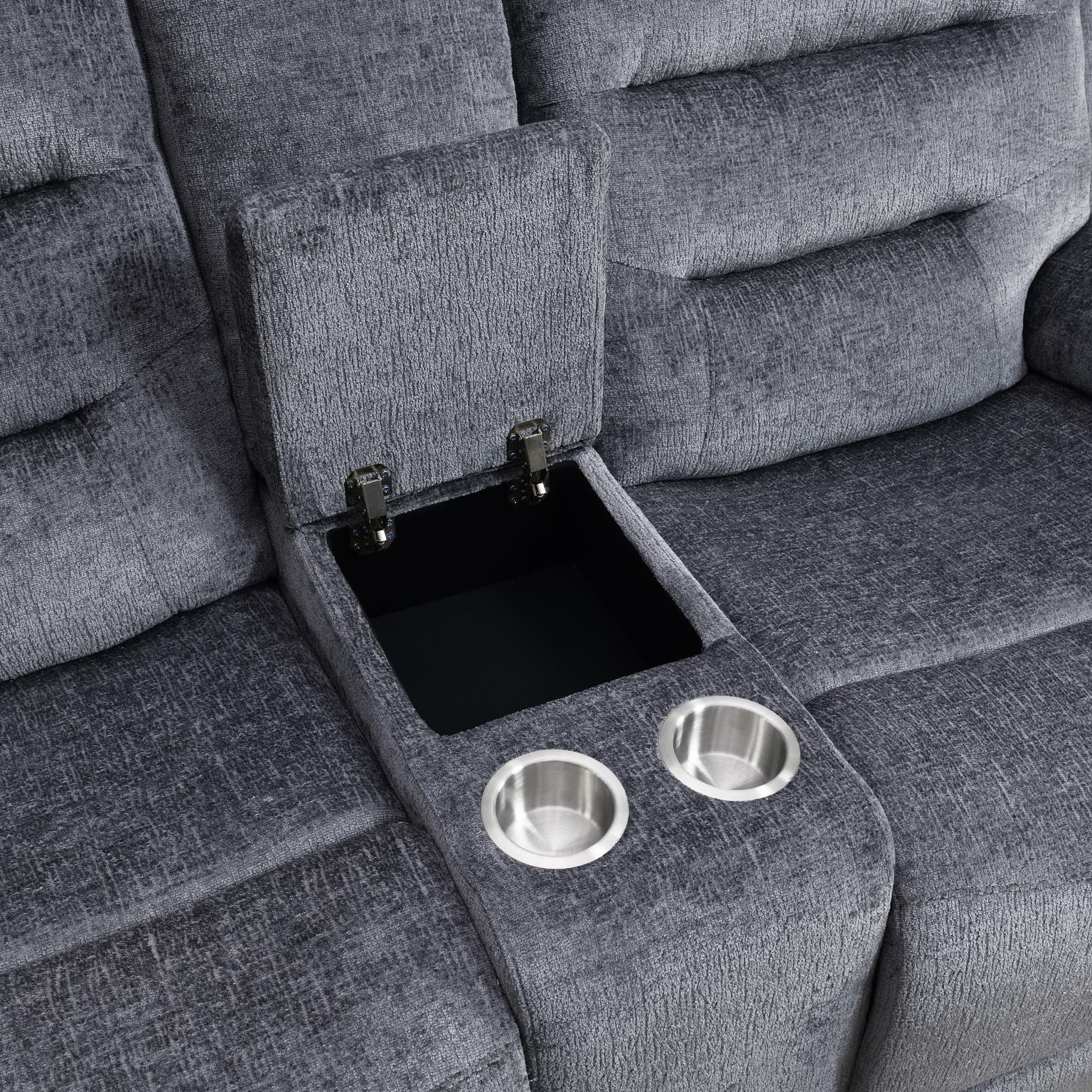 Reclining Sofa-Reclining Loveseat-Reclining Chair — photo 3
