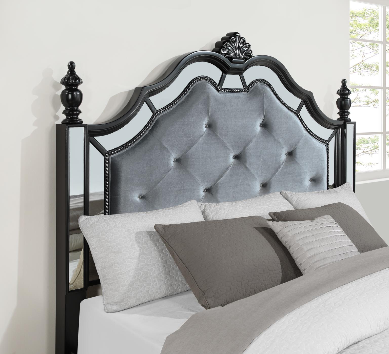 King Bed Frame - Dresser - Mirror - Chest - Nightstand — photo 5