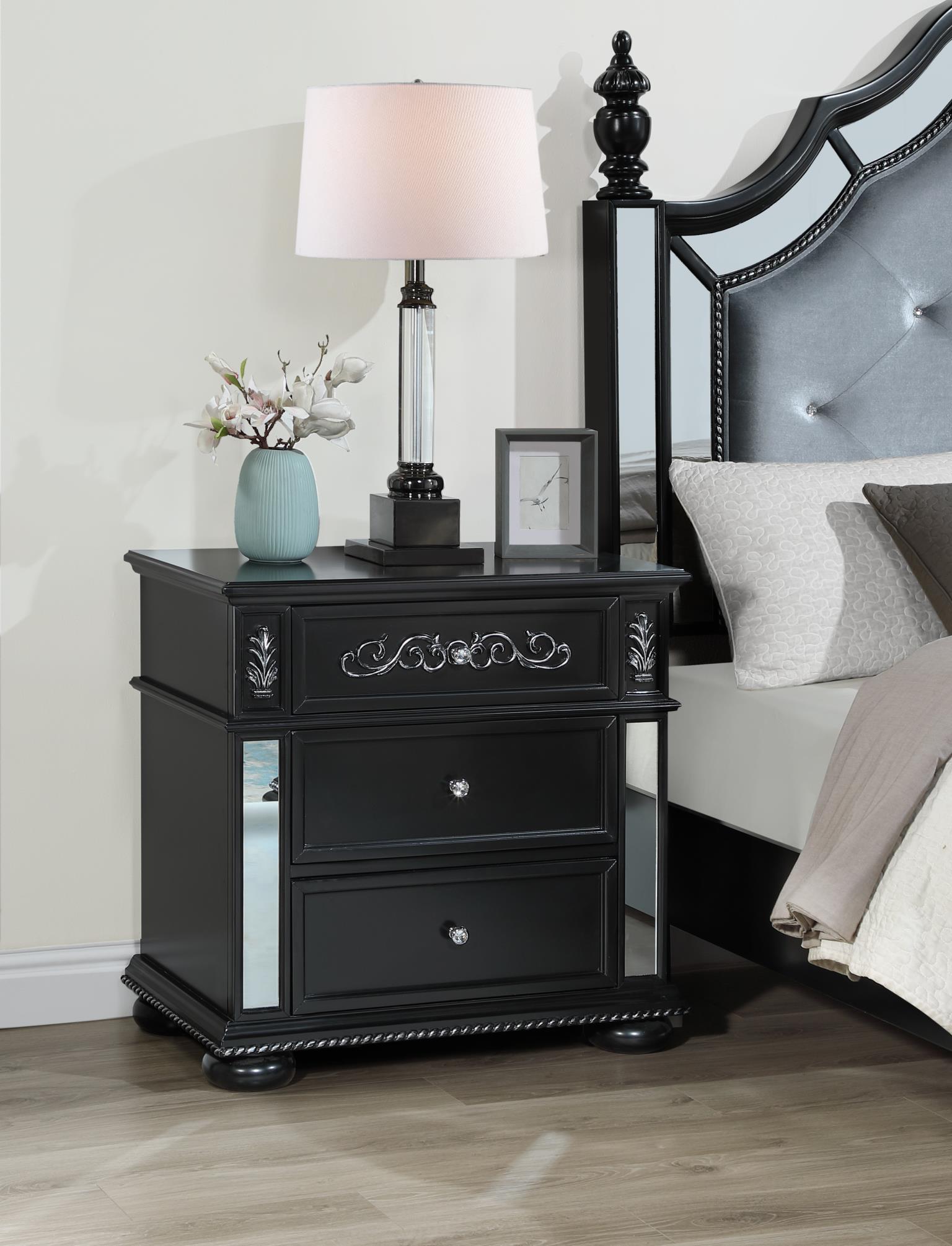 King Bed Frame - Dresser - Mirror - Chest - Nightstand — photo 9