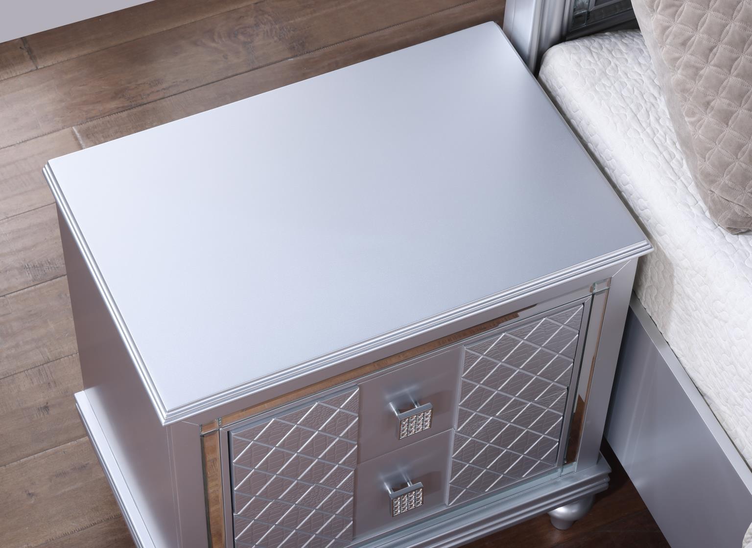 King Bed Frame - Dresser - Mirror - Chest - Nightstand — photo 12