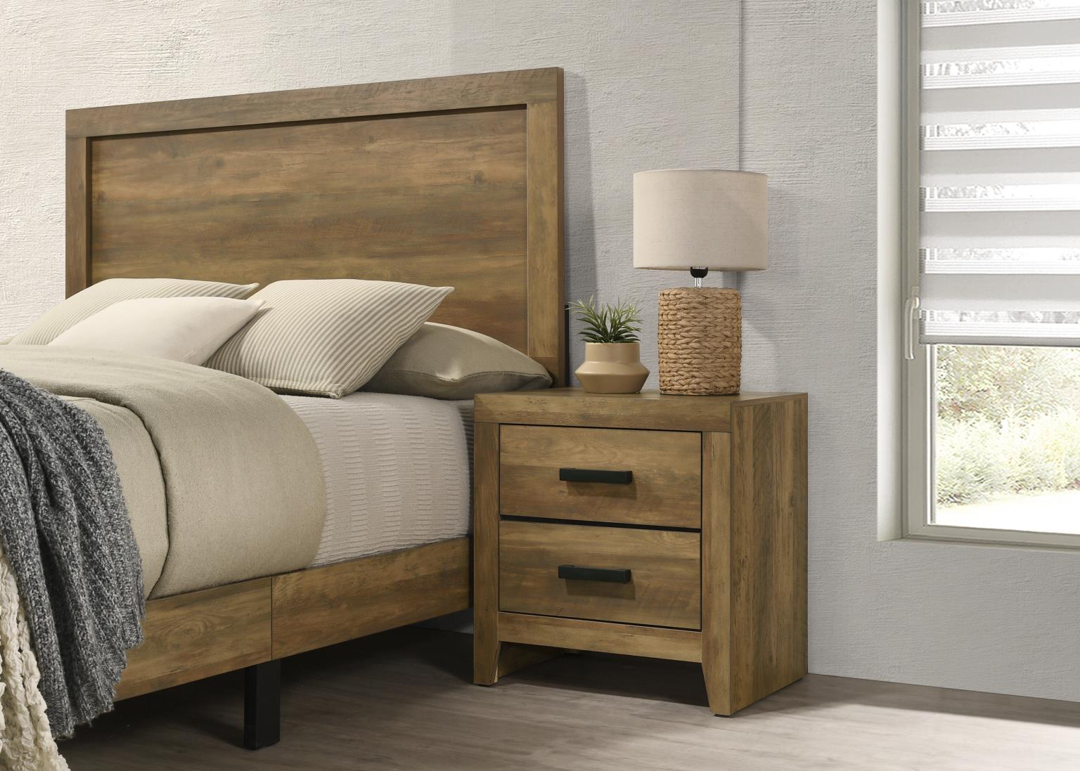 King Bed Frame - Dresser - Mirror - Chest - Nightstand — photo 8