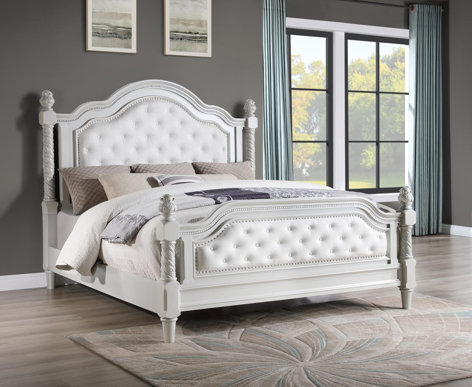 King Bed Frame - Dresser - Mirror - Chest - Nightstand — photo 2