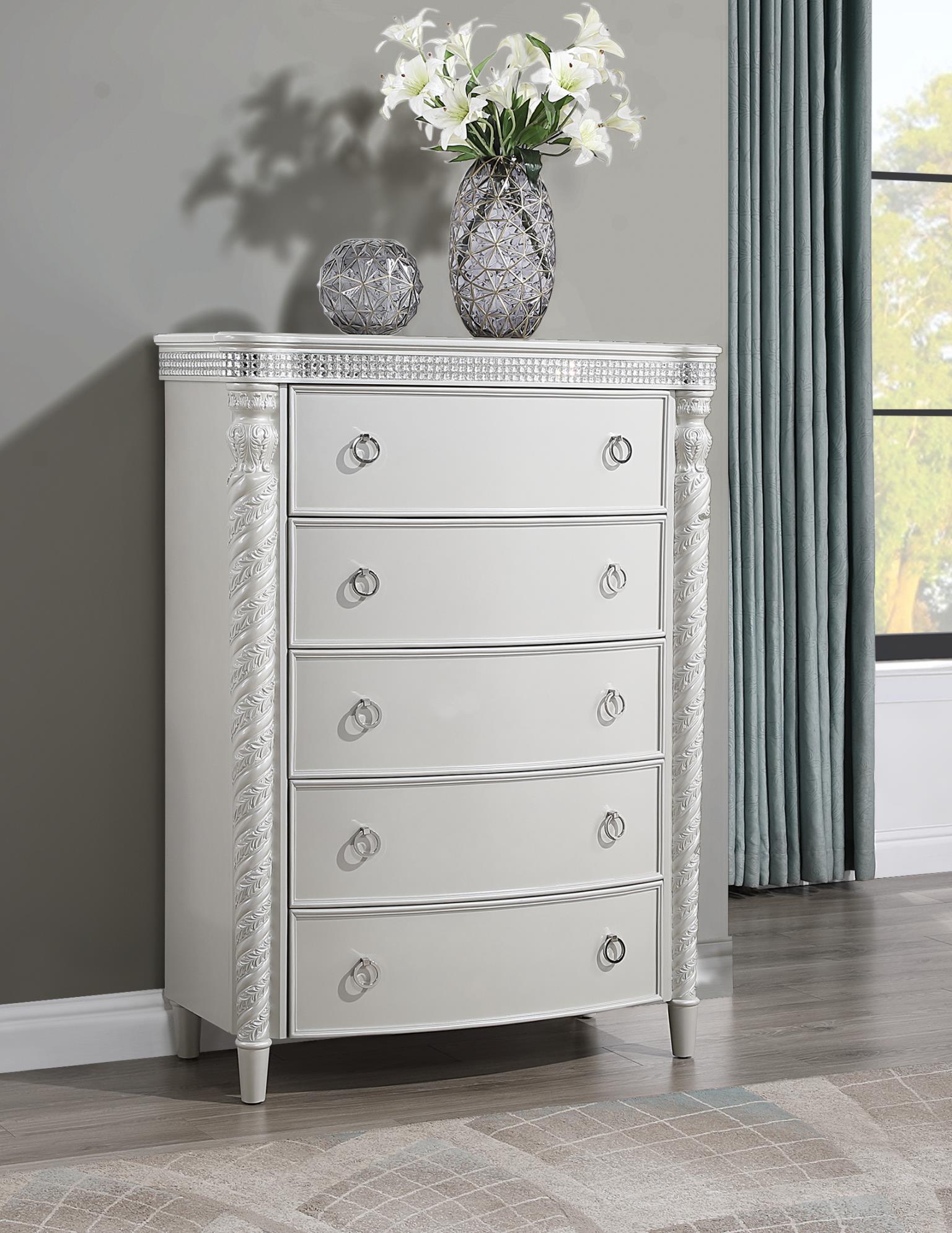 King Bed Frame - Dresser - Mirror - Chest - Nightstand — photo 7