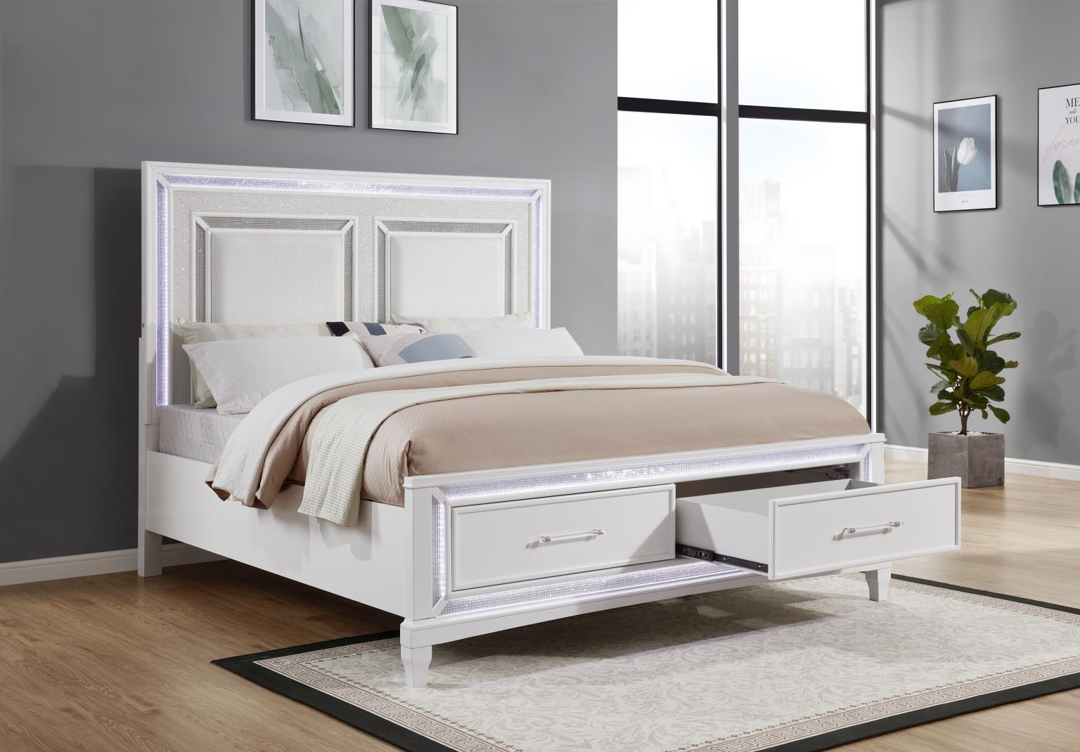King Bed Frame - Dresser - Mirror - Chest - Nightstand — photo 8