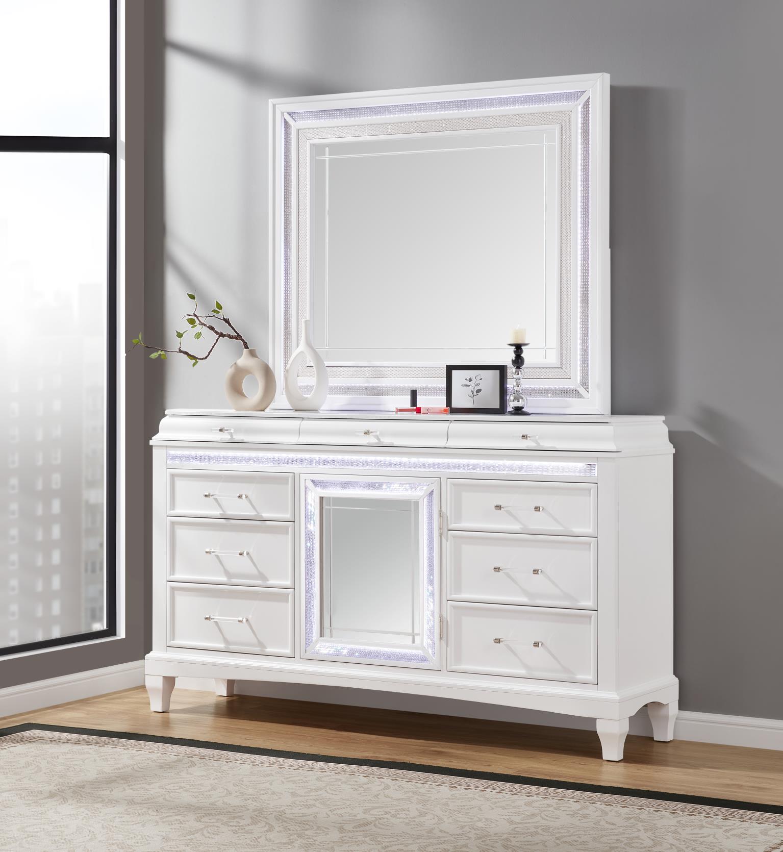 King Bed Frame - Dresser - Mirror - Chest - Nightstand — photo 6