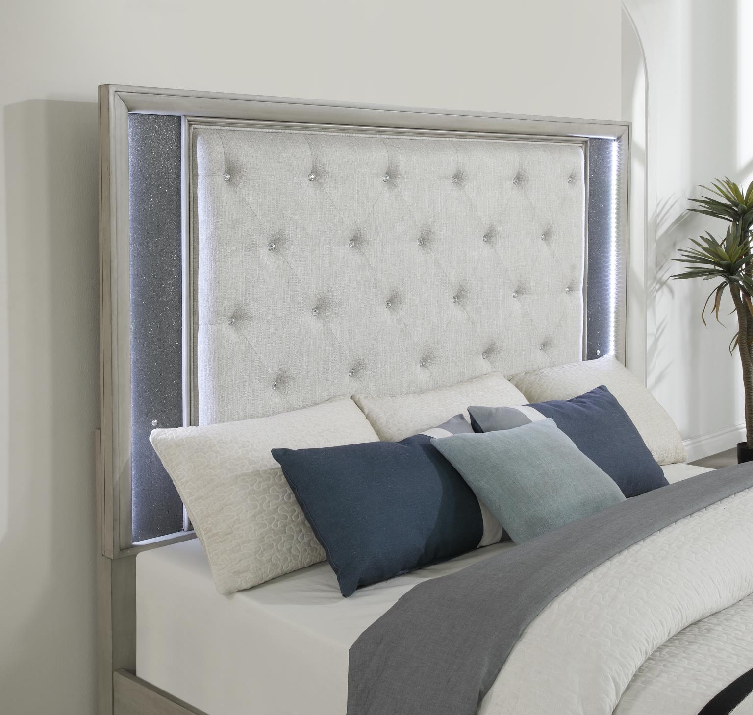 King Bed Frame - Dresser - Mirror - Chest - Nightstand — photo 2