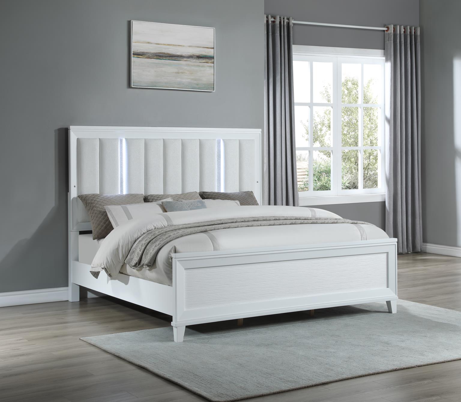 King Bed Frame - Dresser - Mirror - Chest - Nightstand — photo 7