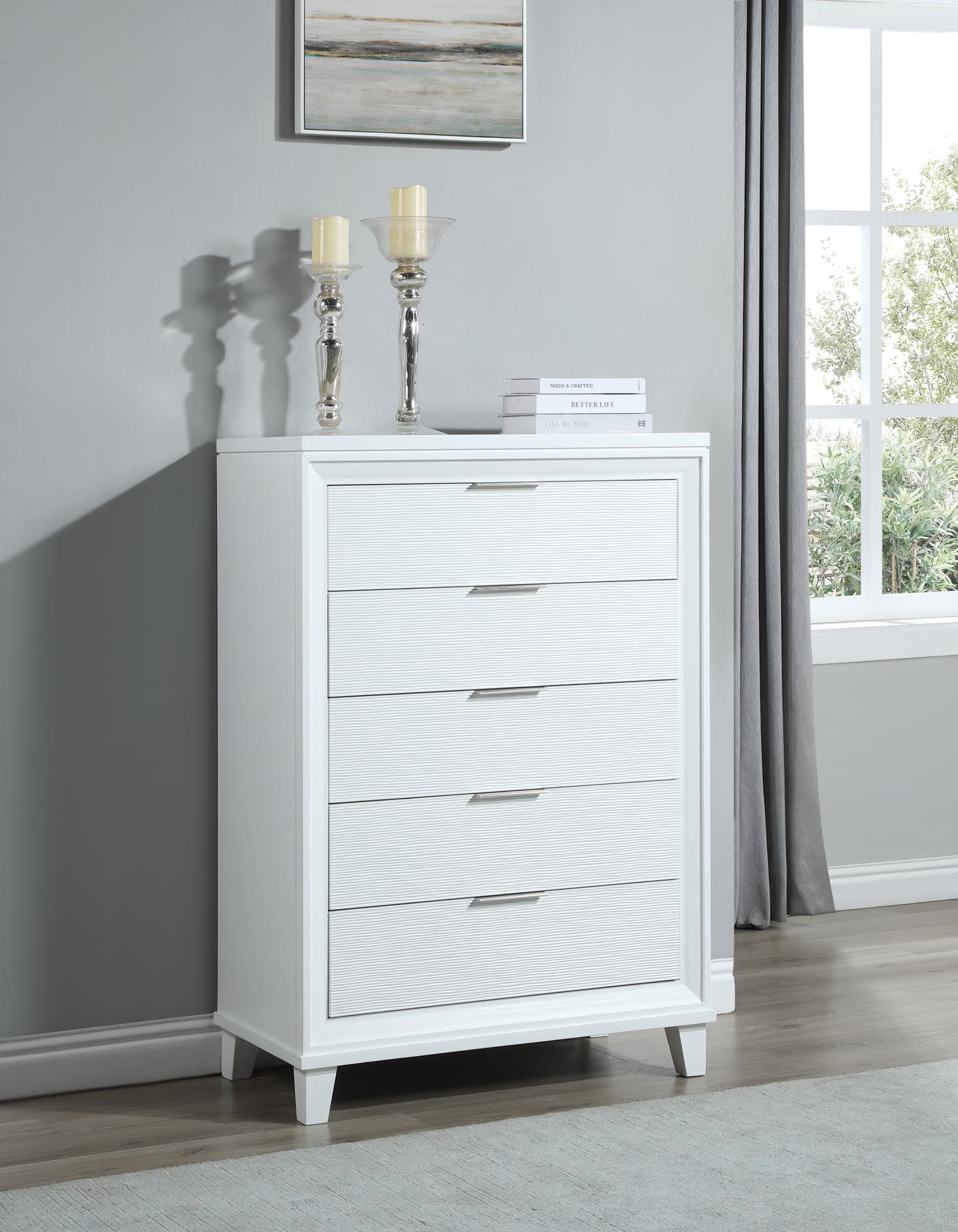 King Bed Frame - Dresser - Mirror - Chest - Nightstand — photo 9