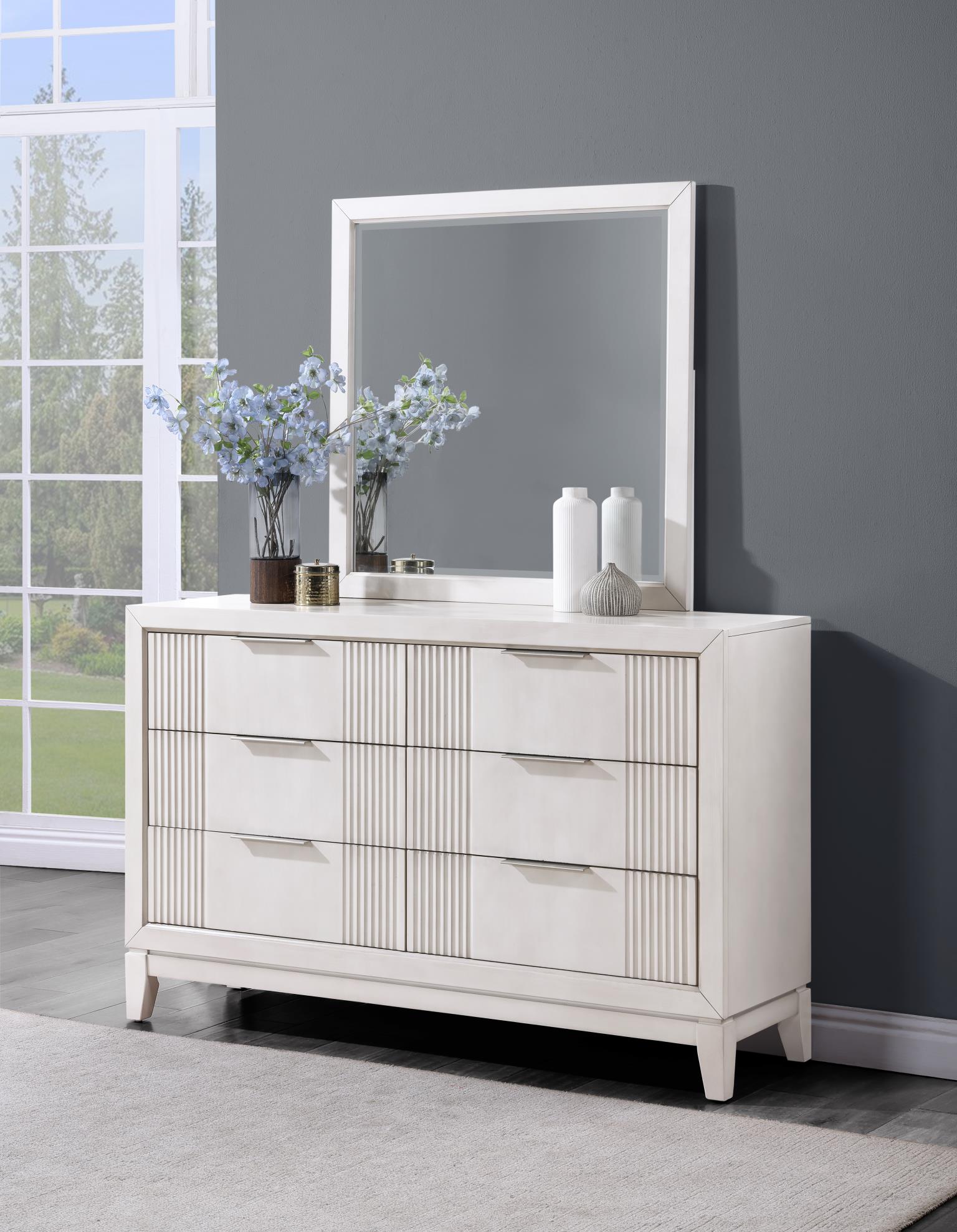 King Bed Frame - Dresser - Mirror - Chest - Nightstand — photo 11