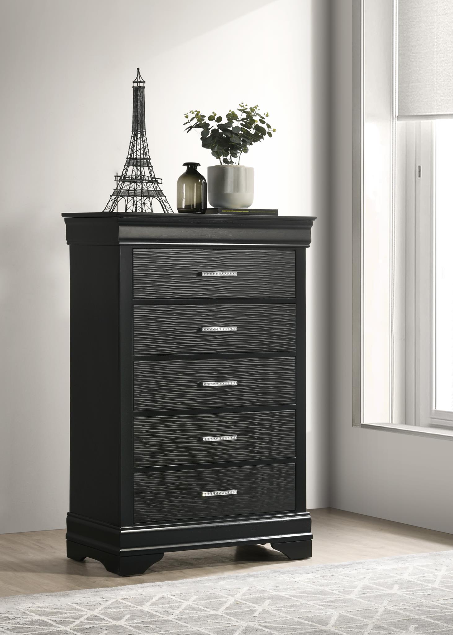 King Bed Frame - Dresser - Mirror - Chest - Nightstand — photo 8