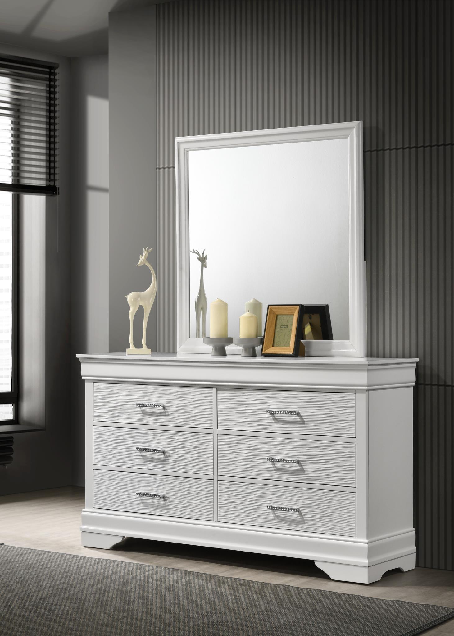 King Bed Frame - Dresser - Mirror - Chest - Nightstand — photo 7