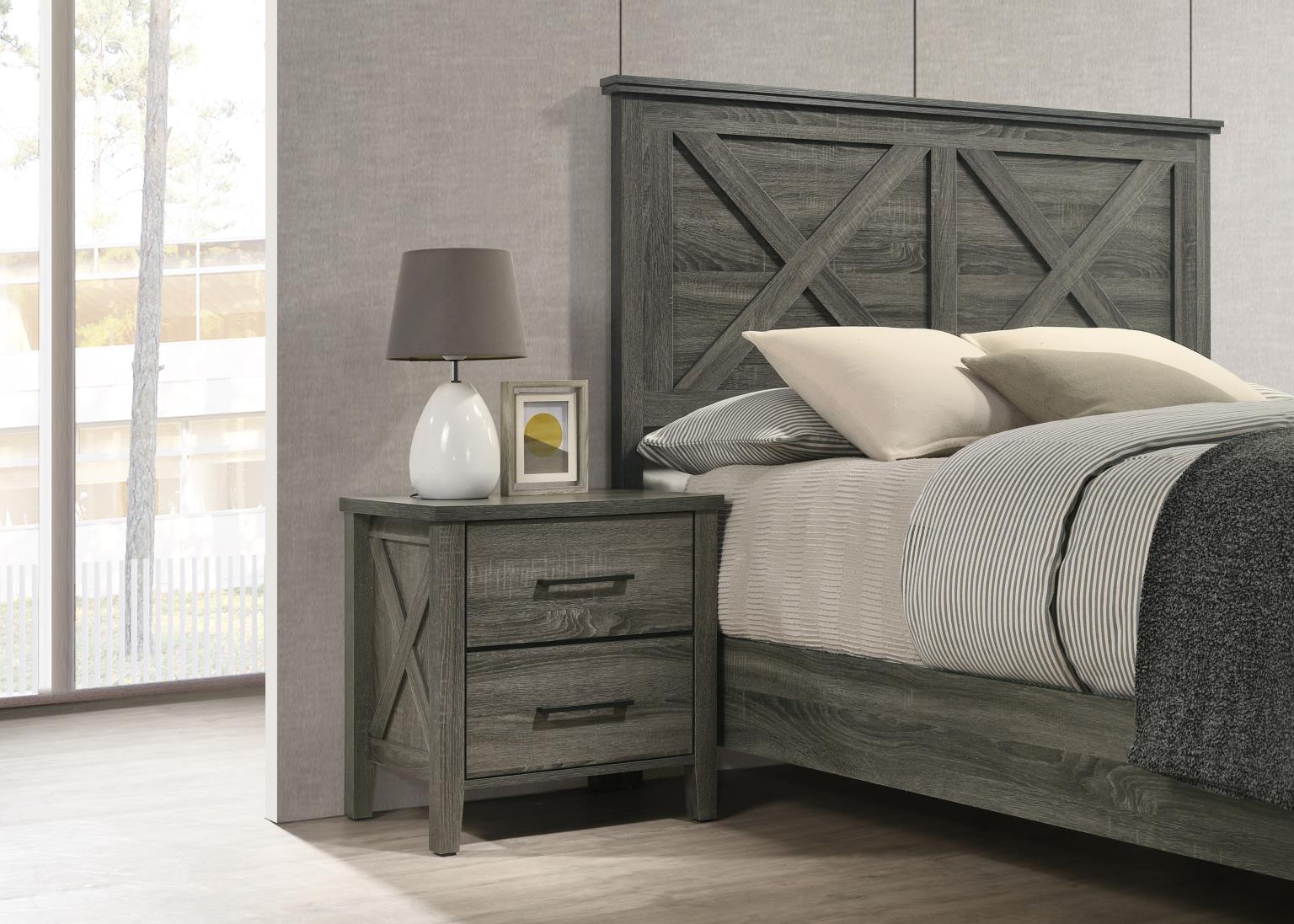 King Bed Frame - Dresser - Mirror - Chest - Nightstand — photo 8