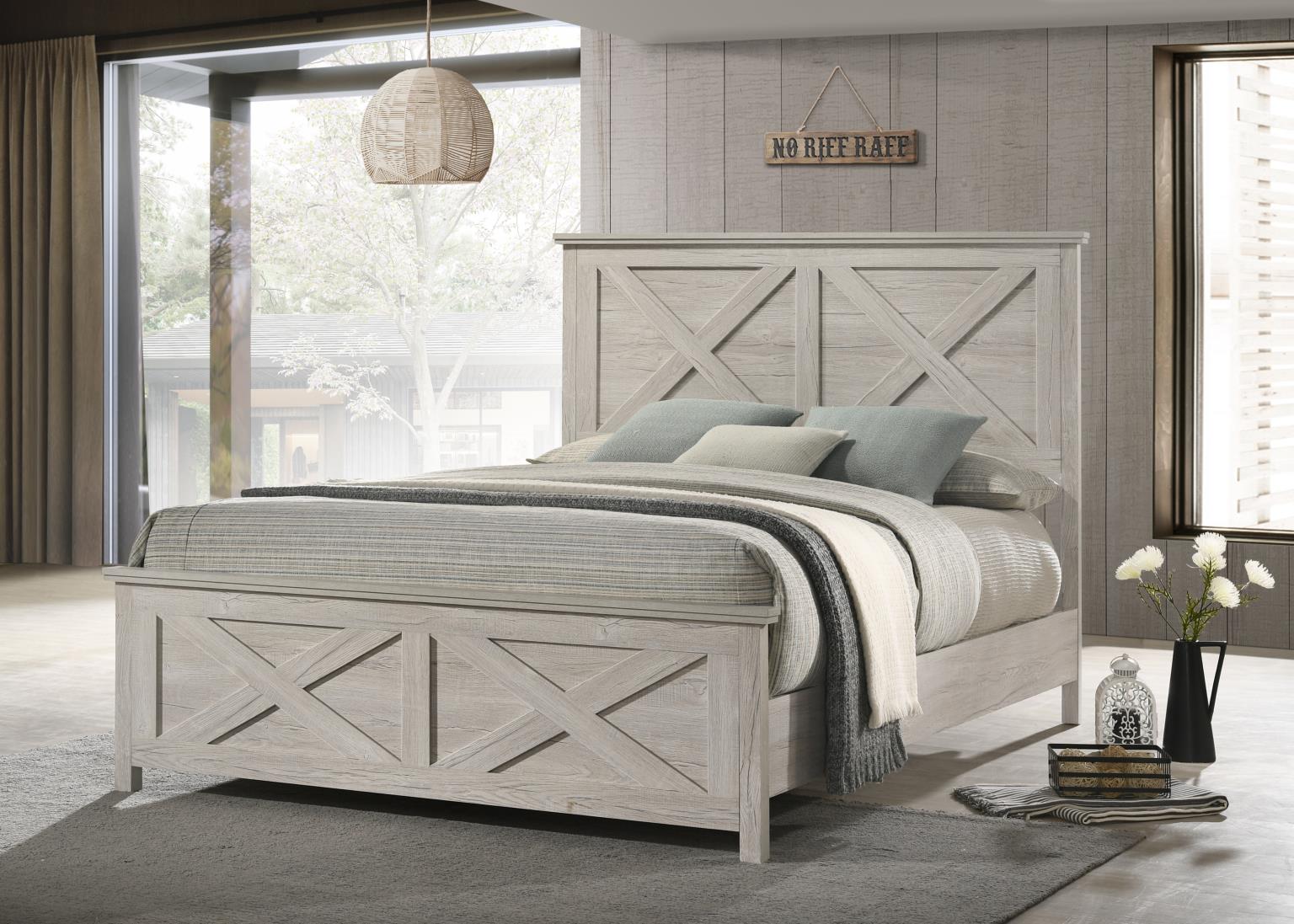 King Bed Frame - Dresser - Mirror - Chest - Nightstand — photo 5