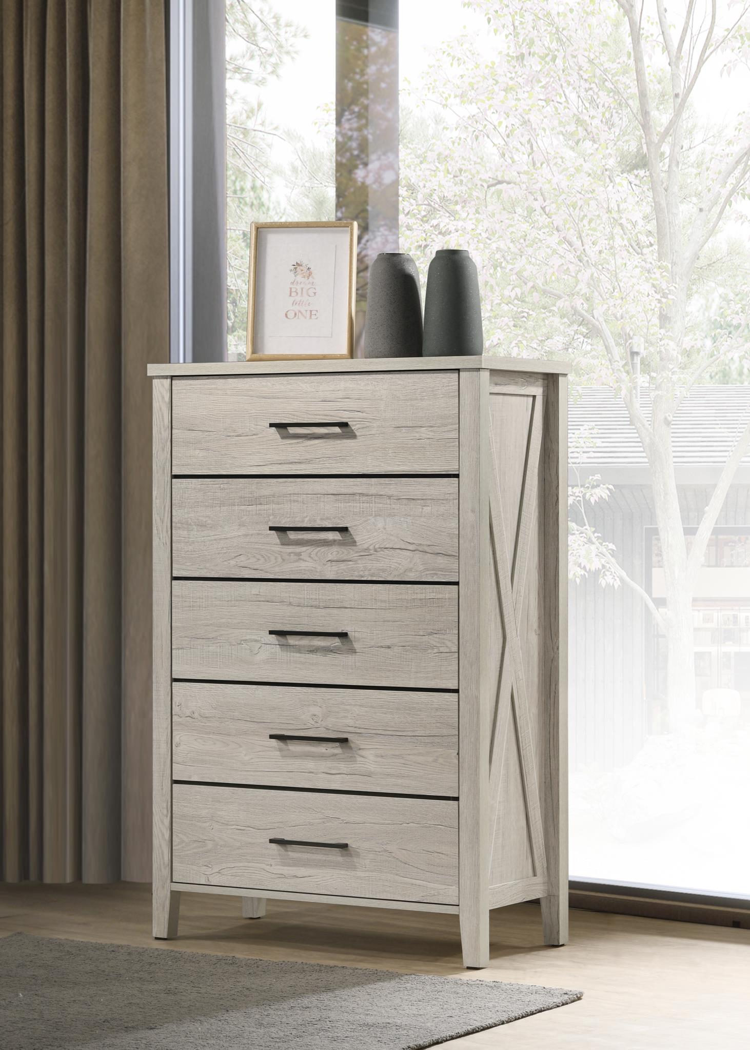 King Bed Frame - Dresser - Mirror - Chest - Nightstand — photo 7