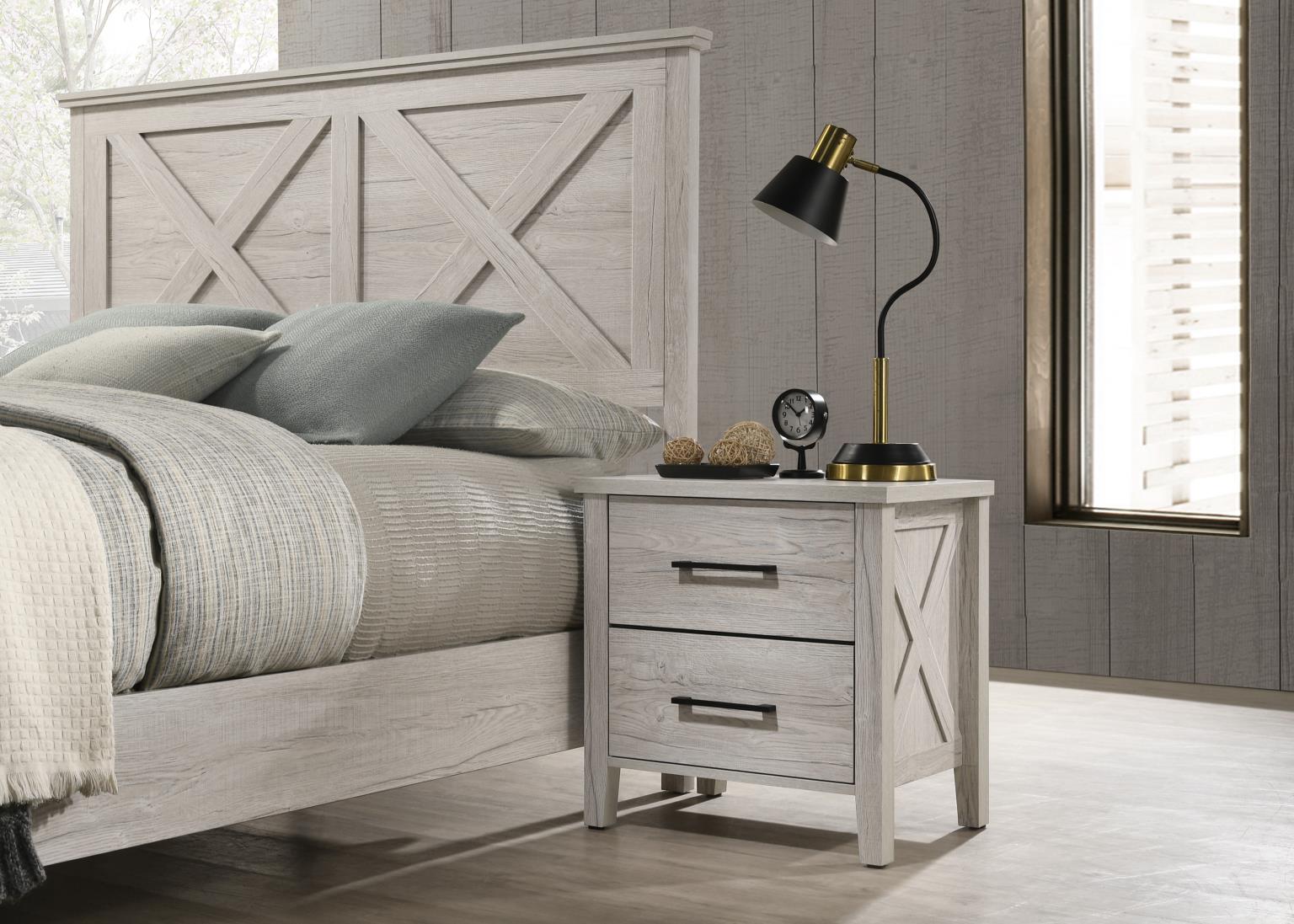 King Bed Frame - Dresser - Mirror - Chest - Nightstand — photo 8