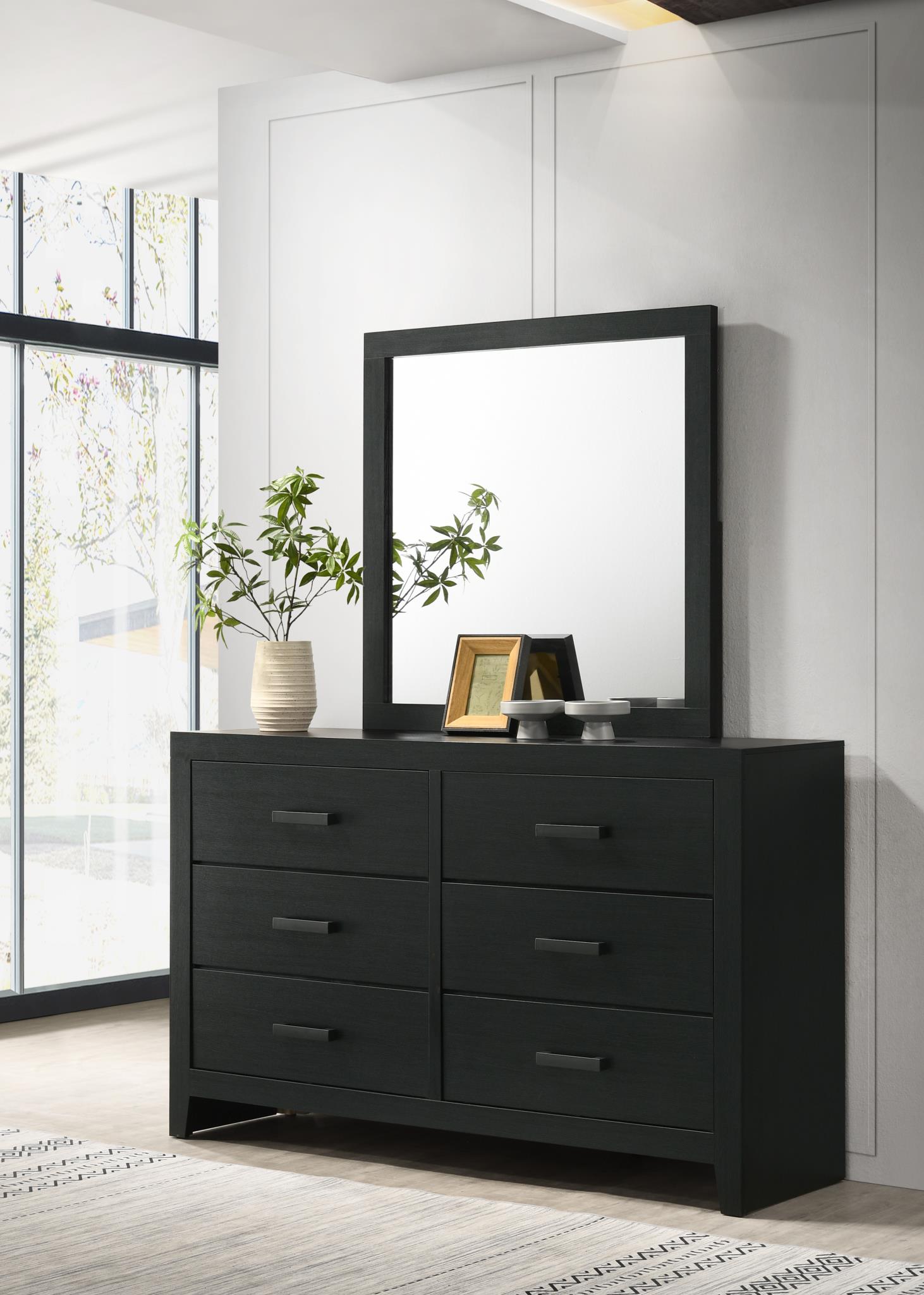 King Bed Frame - Dresser - Mirror - Chest - Nightstand — photo 6