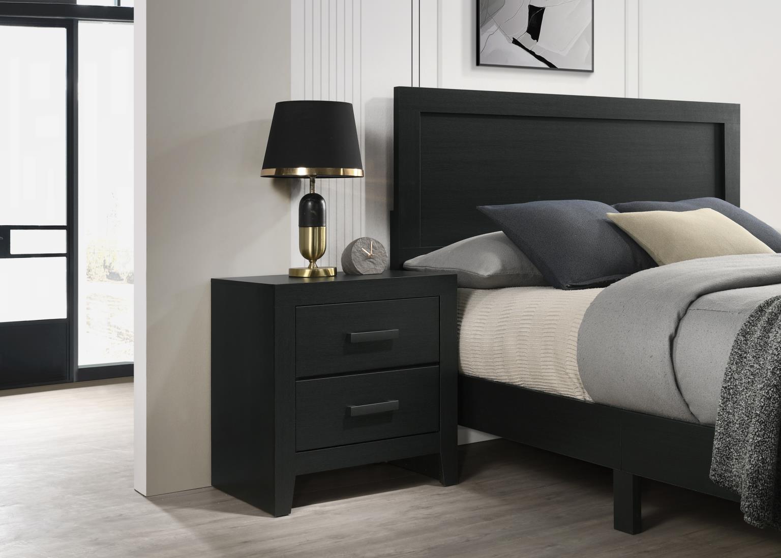 King Bed Frame - Dresser - Mirror - Chest - Nightstand — photo 8