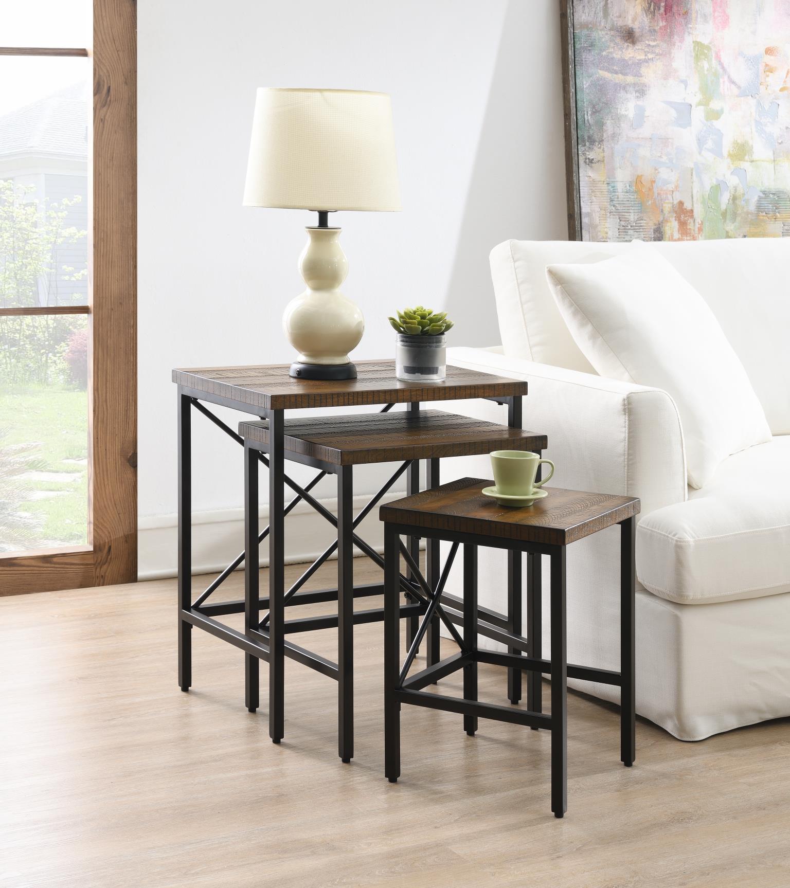 Pepper 3 PC Nesting Tables — photo 2