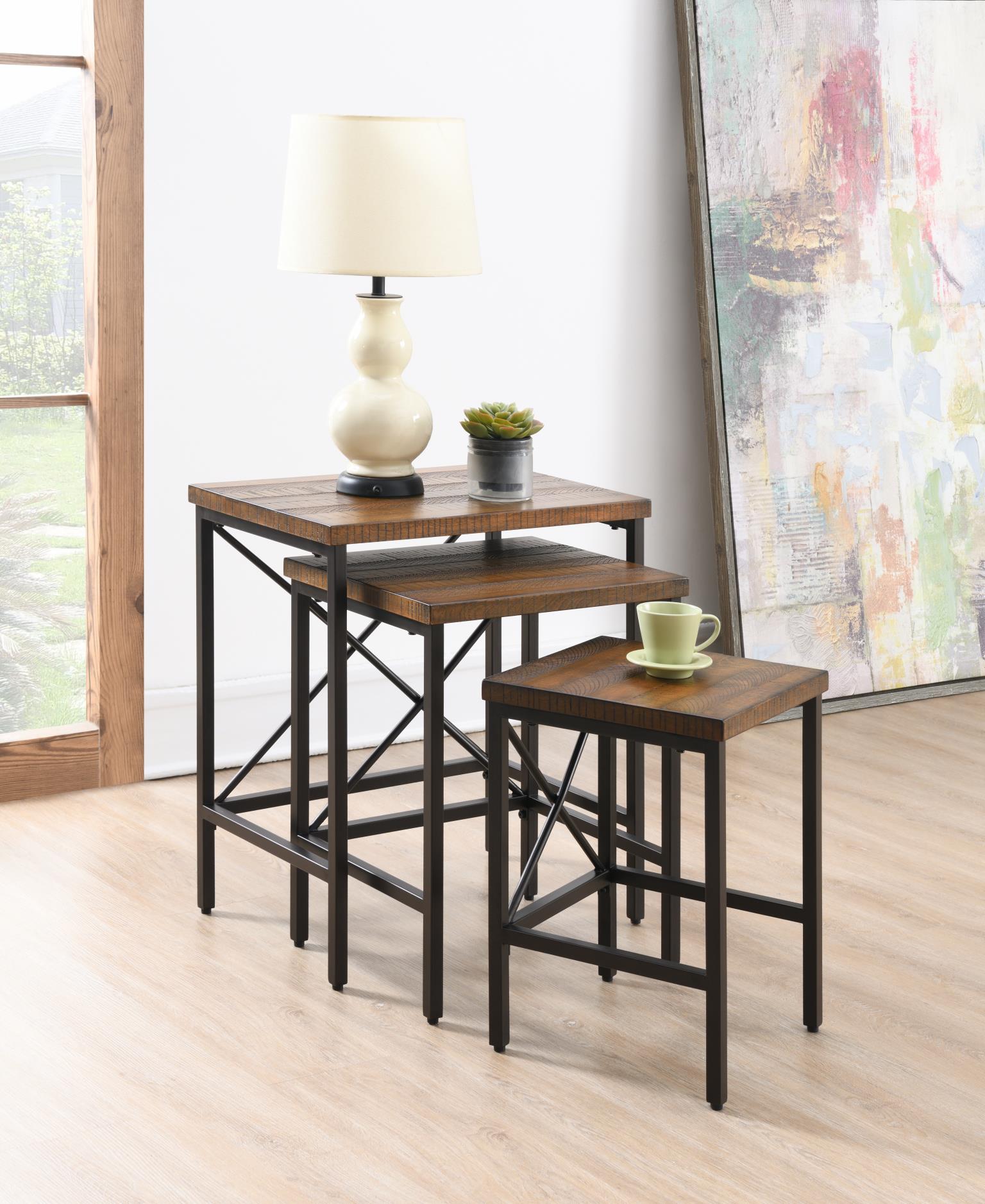 Pepper 3 PC Nesting Tables