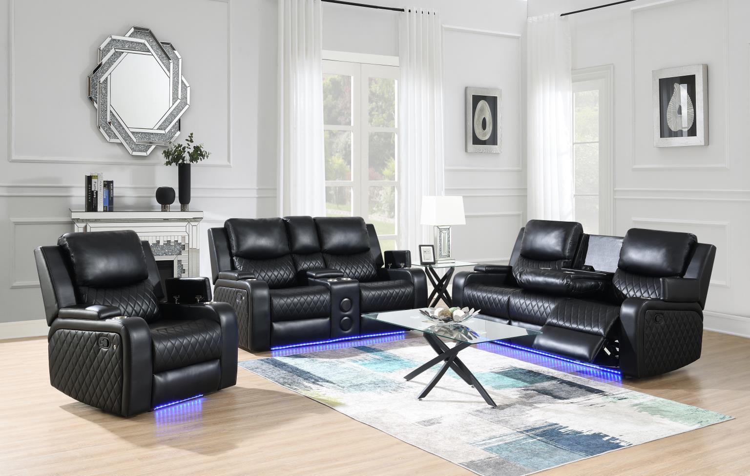 Reclining Sofa-Reclining Loveseat-Reclining Chair