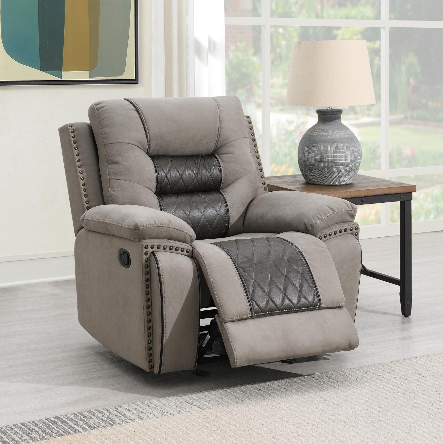Reclining Sofa-Reclining Loveseat-Reclining Chair — photo 9