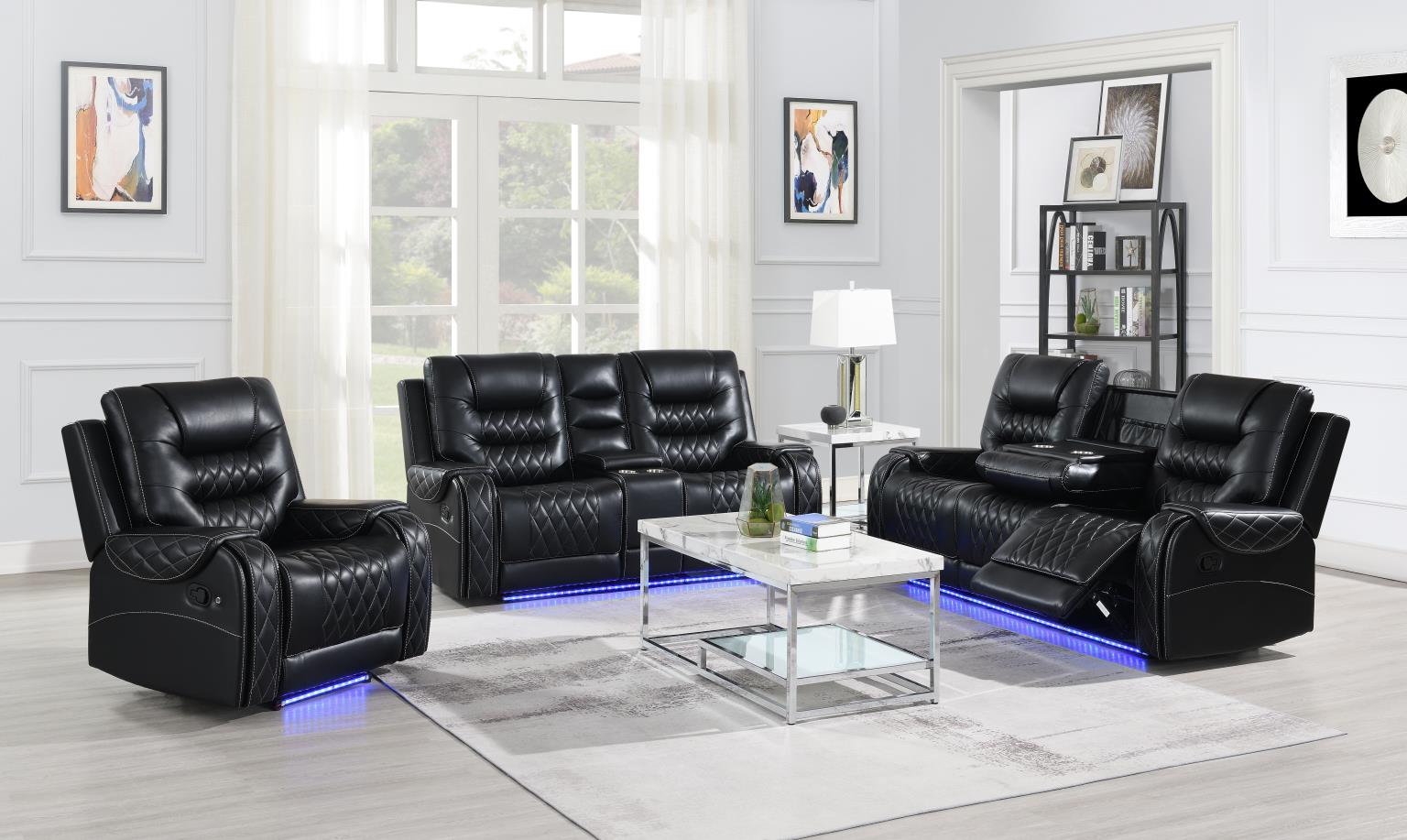 Reclining Sofa-Reclining Loveseat-Reclining Chair