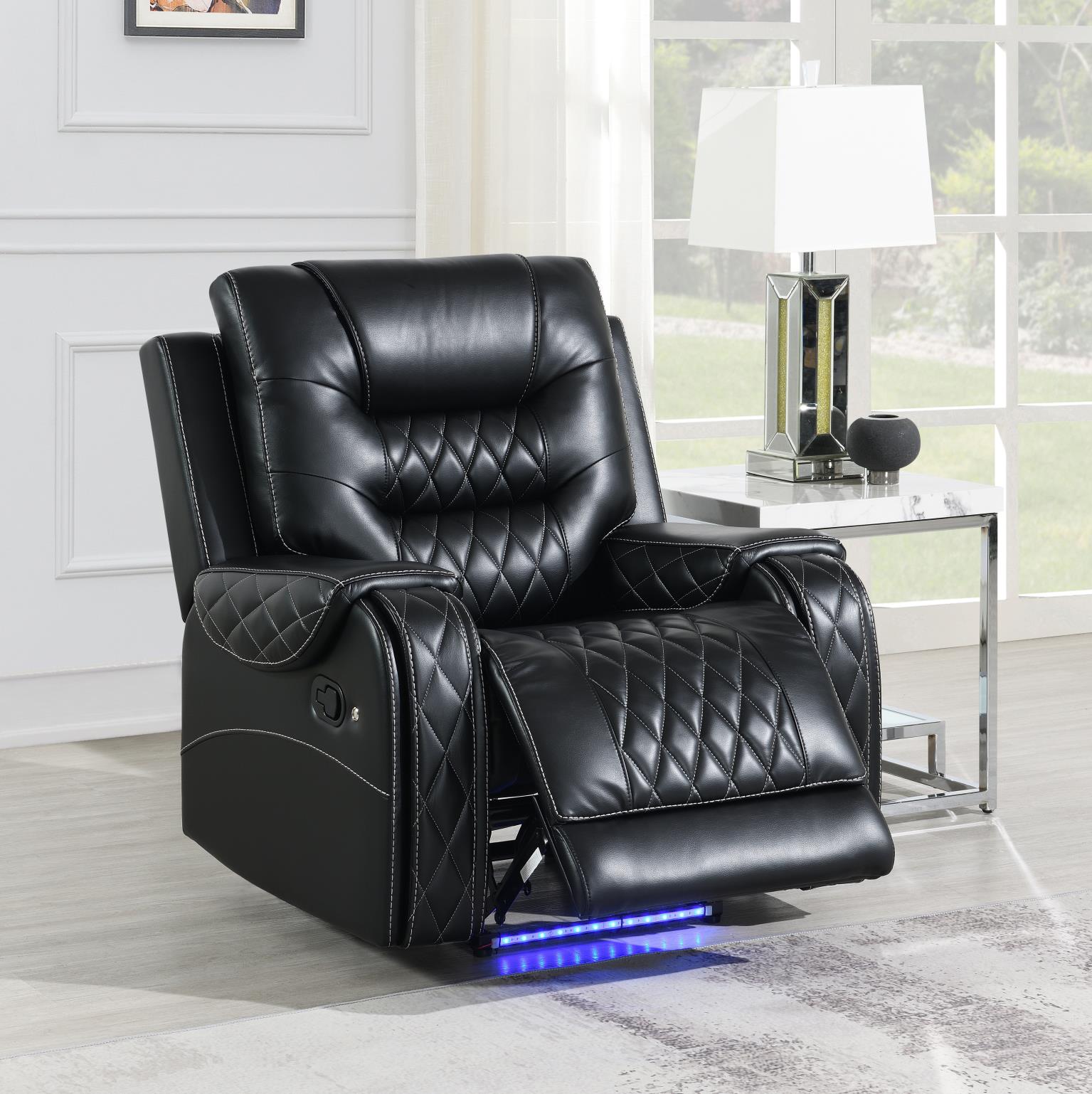 Reclining Sofa-Reclining Loveseat-Reclining Chair — photo 9