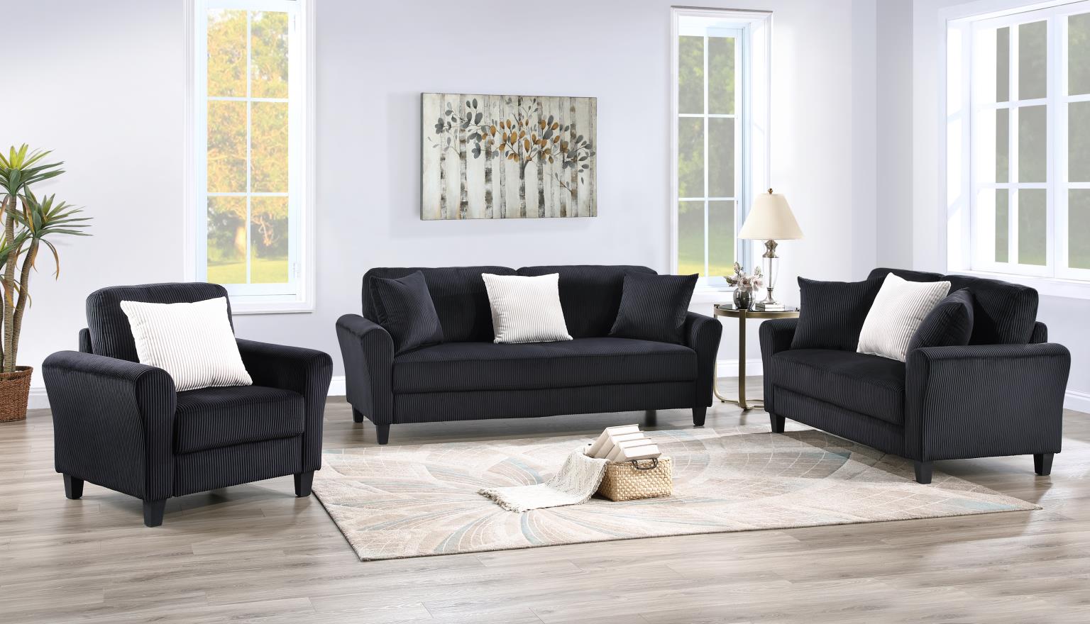 Sofa-Loveseat-Chair