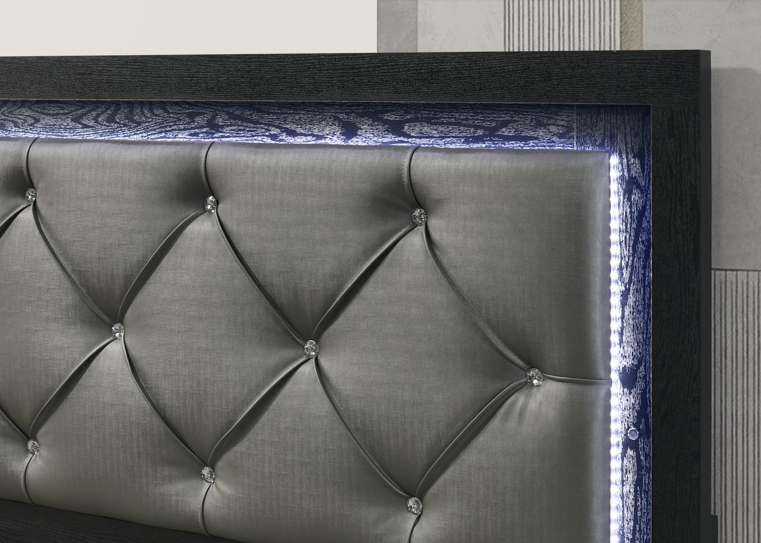 King Bed Frame - Dresser - Mirror - Chest - Nightstand — photo 8