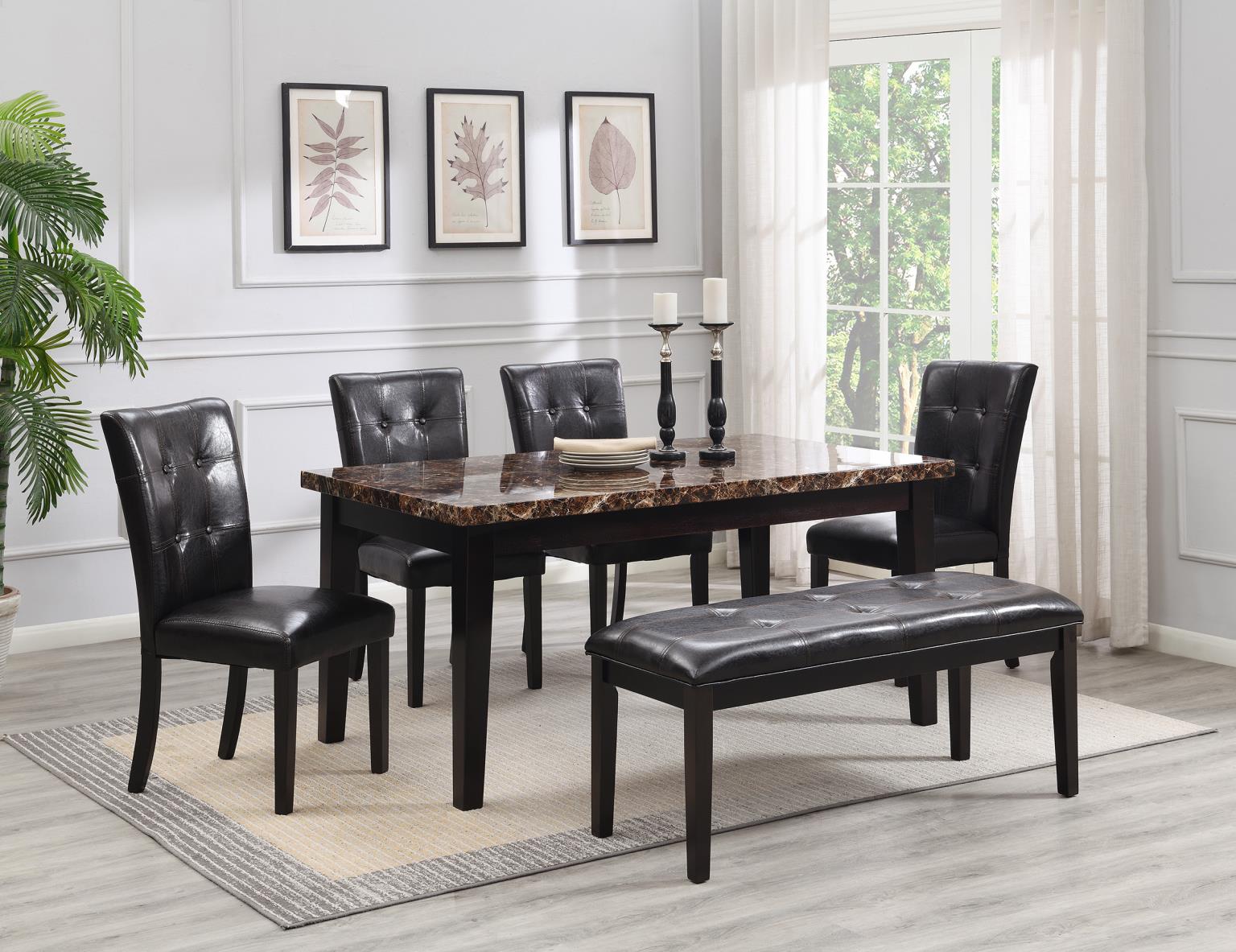 Dining Table & 6 Side Chairs — photo 2