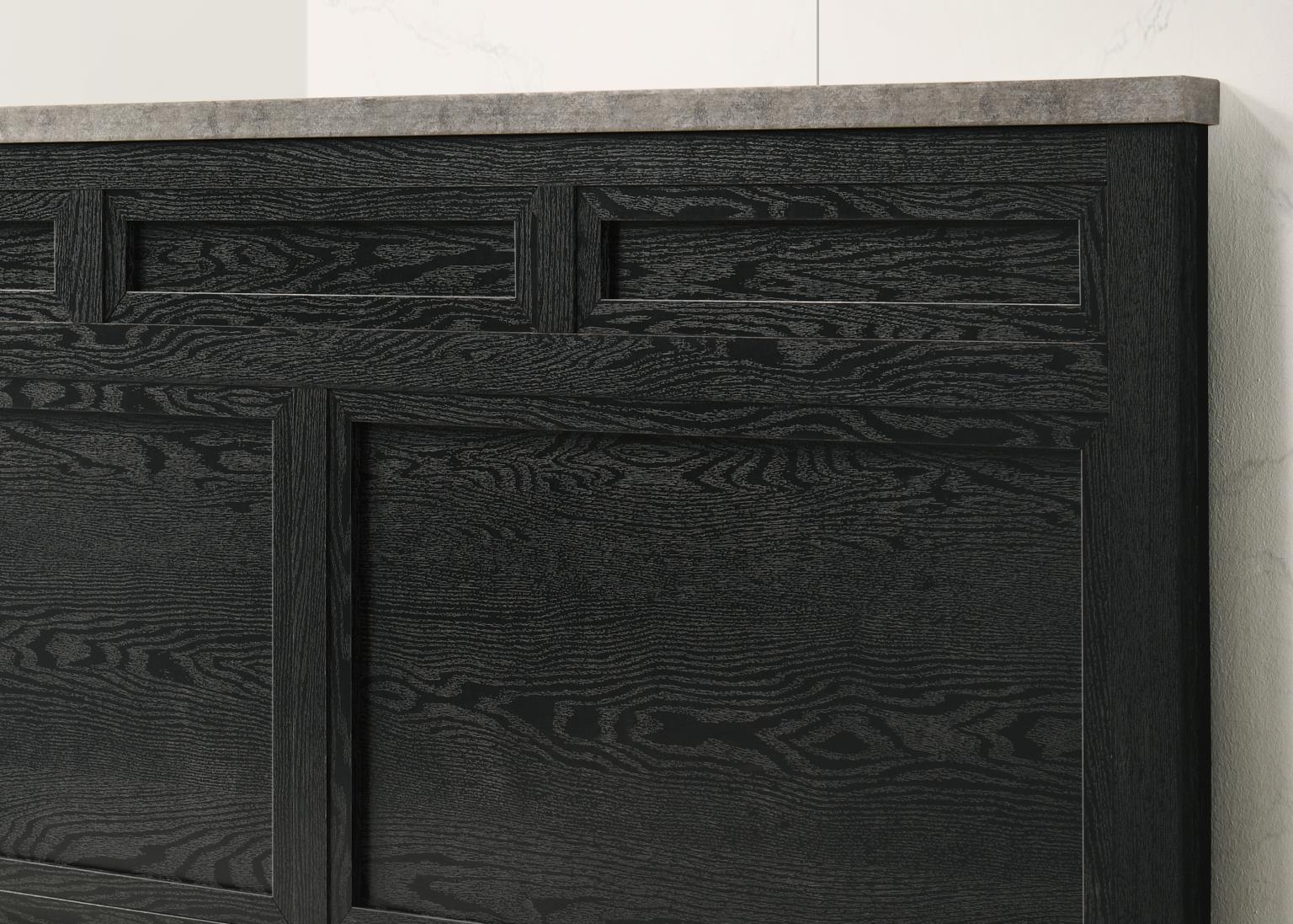 King Bed Frame - Dresser - Mirror - Chest - Nightstand — photo 9