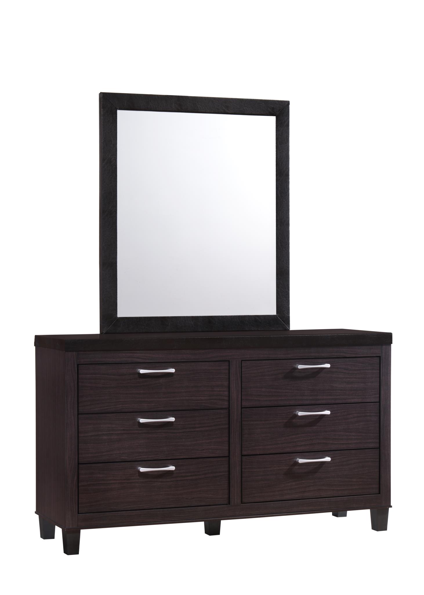 King Bed Frame - Dresser - Mirror - Chest - Nightstand — photo 3
