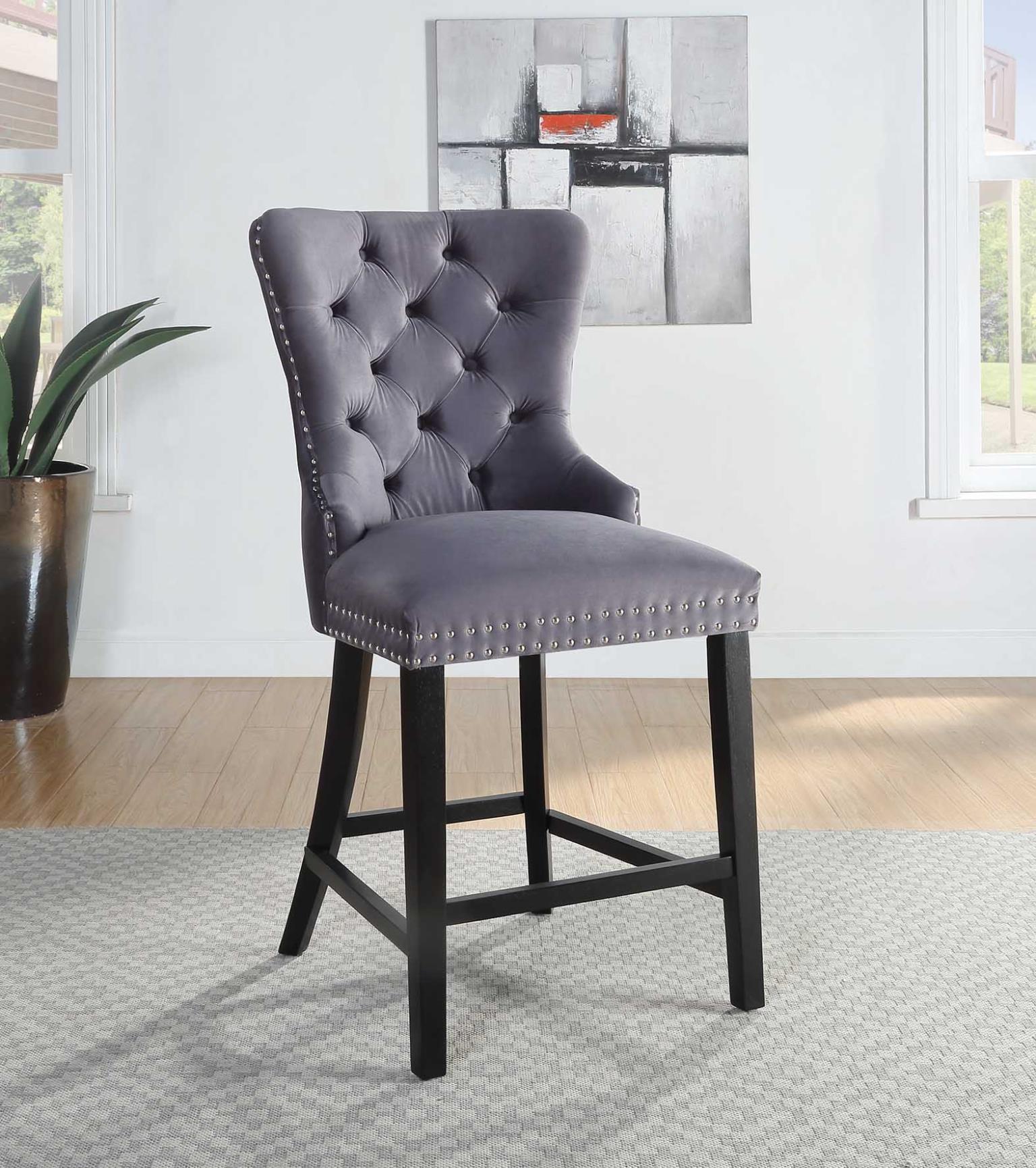 Velvet Counter Chair Price Per Chair Moq 2 — photo 3