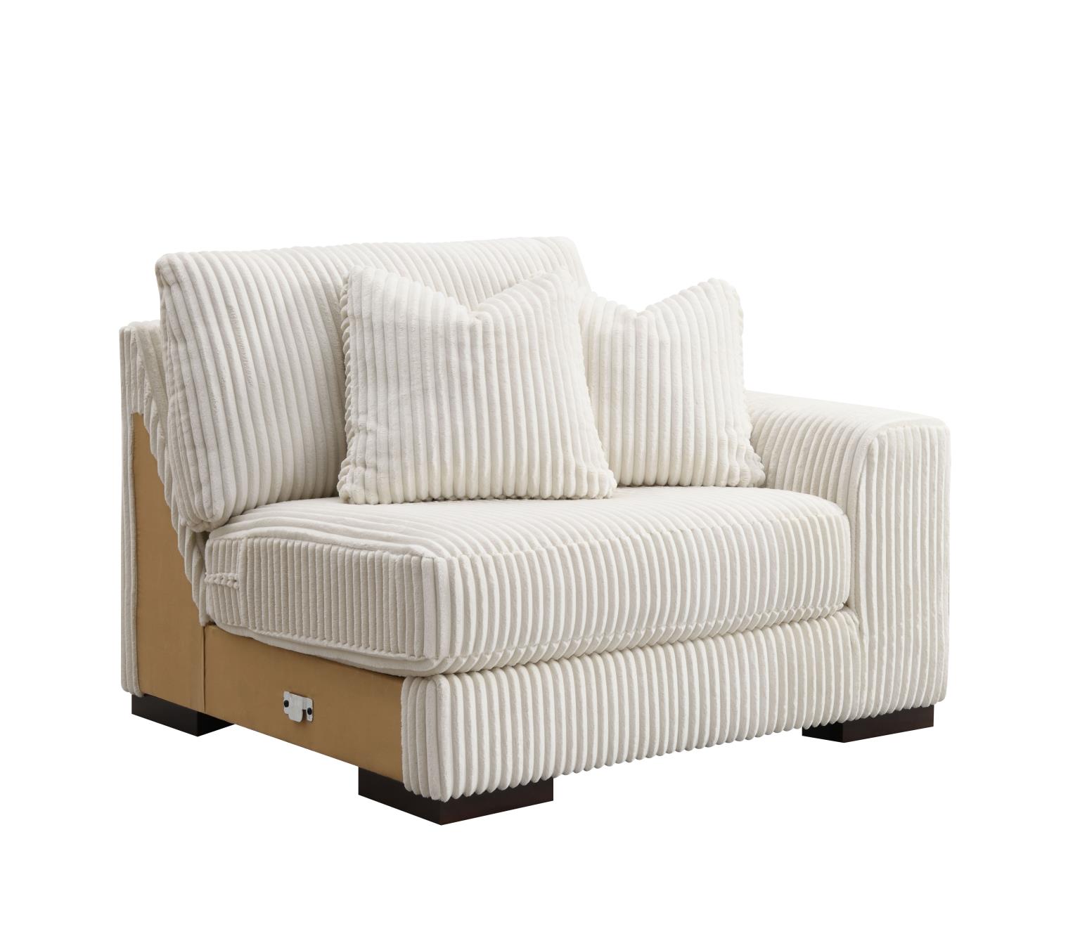 6PC Set (2 Armless Chairs, 1 Console, 1 Right Chaise, 1 Laf Seat, 1 Wedge) — photo 32