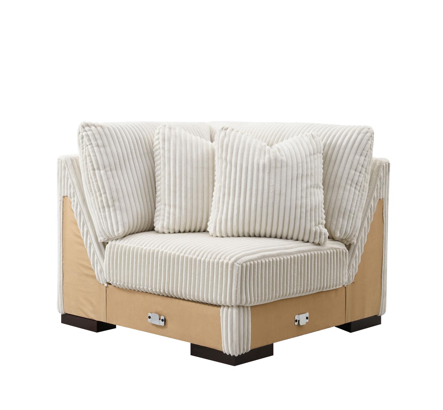 6PC Set (2 Armless Chairs, 1 Console, 1 Right Chaise, 1 Laf Seat, 1 Wedge) — photo 34