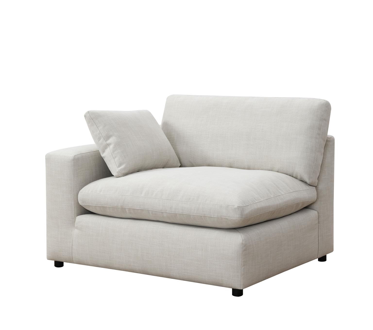 6PC Set (3 Armless Chairs, 1 Right Chaise, 1 Laf Seat, 1 Wedge) — photo 18