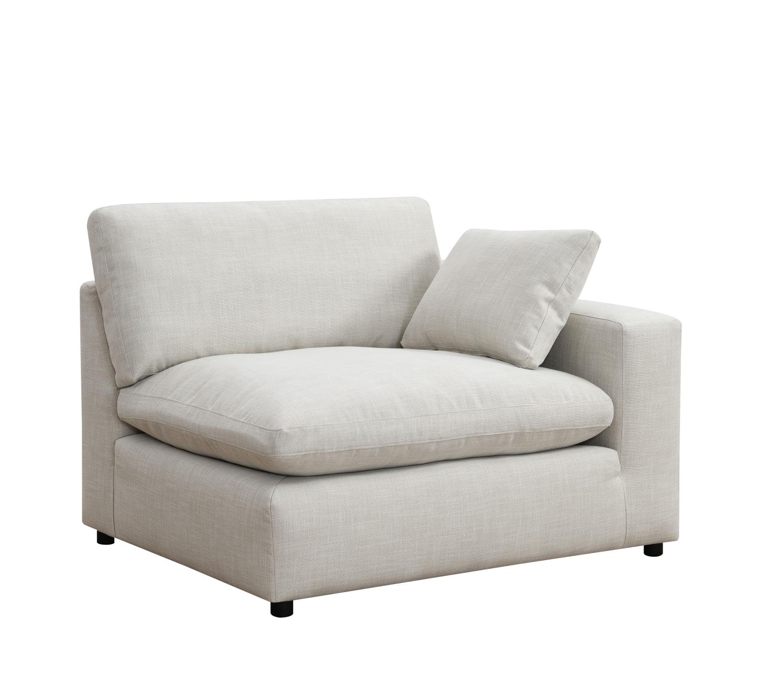 6PC Set (3 Armless Chairs, 1 Right Chaise, 1 Laf Seat, 1 Wedge) — photo 17