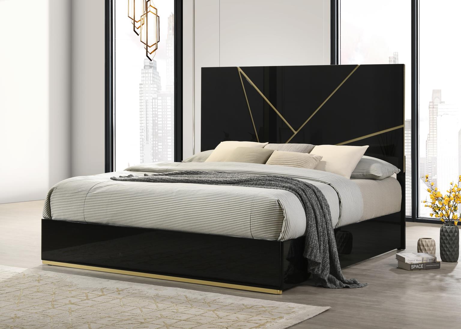 King Bed Frame - Dresser - Mirror - Chest - Nightstand — photo 2