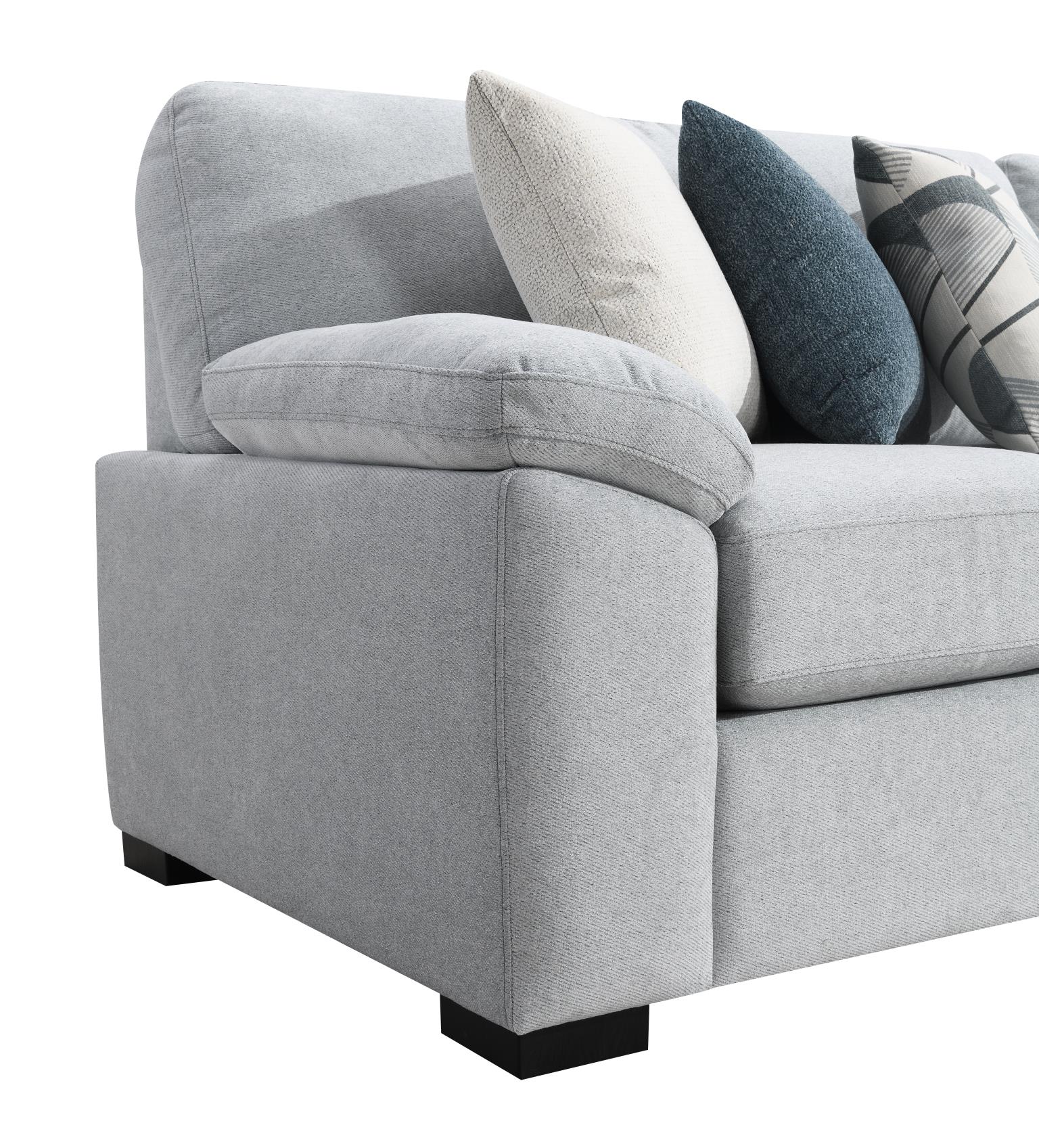 Blue 2 PC Sectional — photo 2