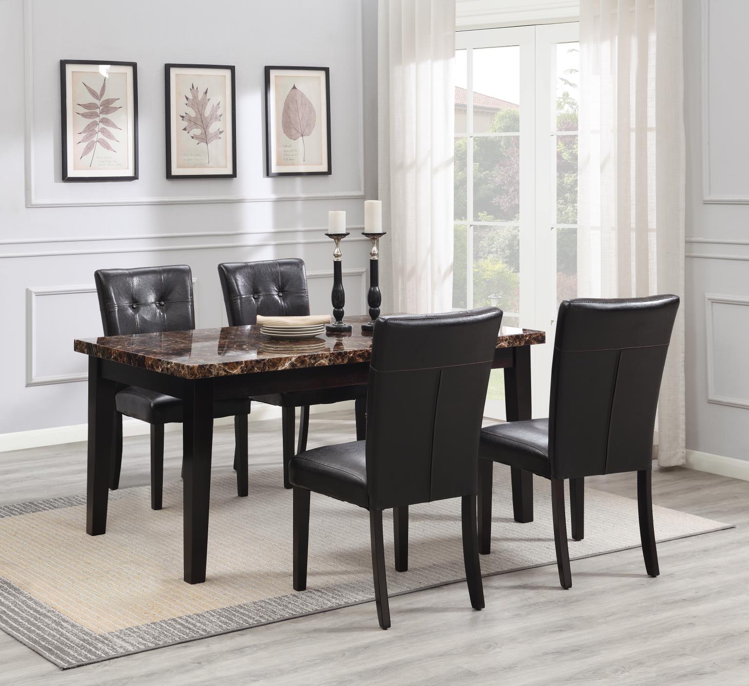 Dining Table & 6 Side Chairs — photo 3