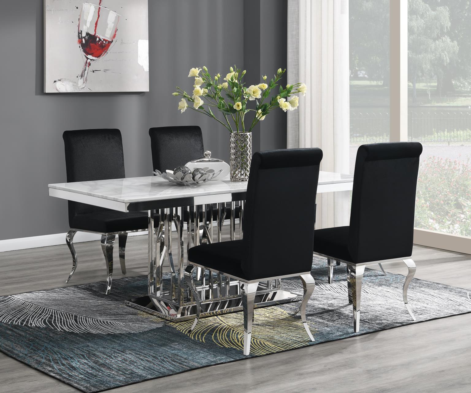 Dining Table White Marble — photo 6