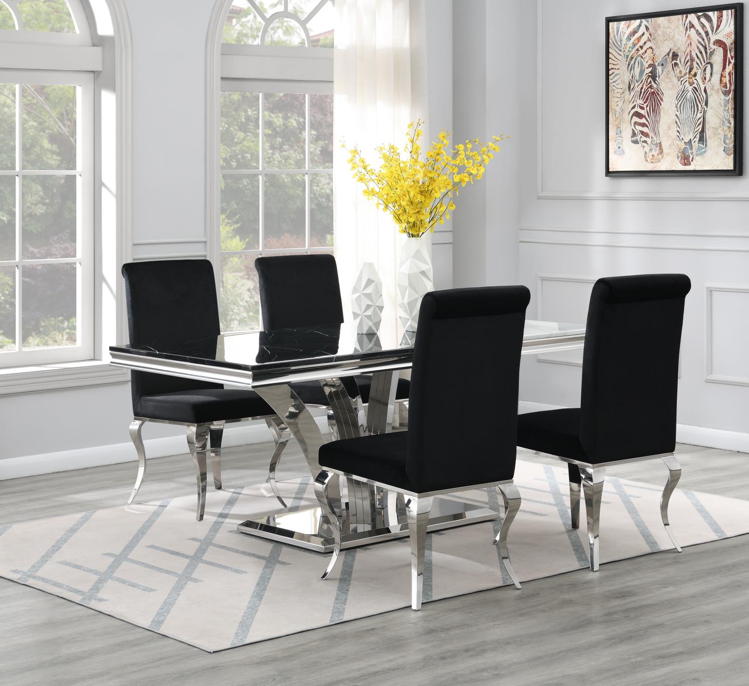 Dining Table Black Marble — photo 6