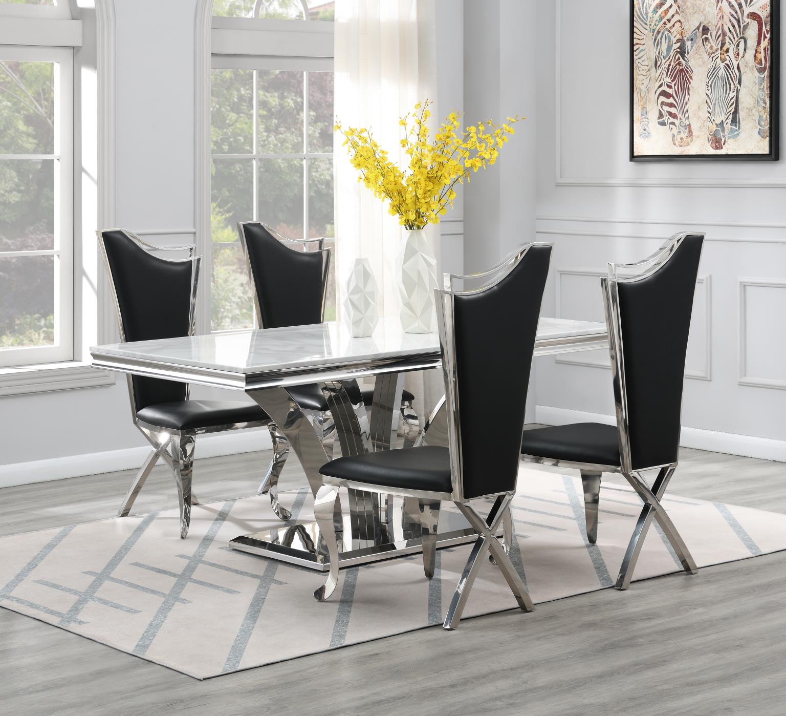 Dining Table White Marble — photo 5
